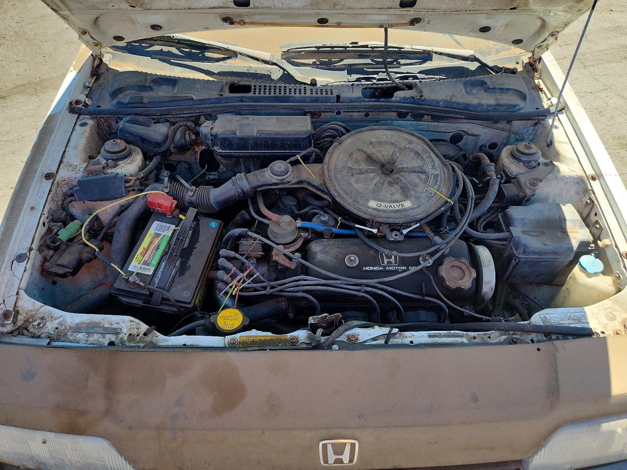 1987 Honda Civic 1500 Crx White vin: JHMEC1429HS051512
