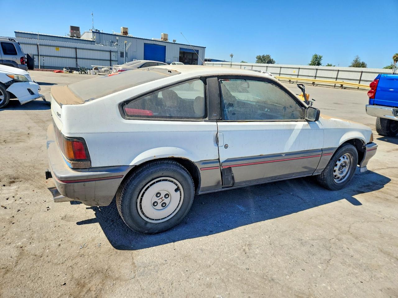 1987 Honda Civic 1500 Crx White vin: JHMEC1429HS051512