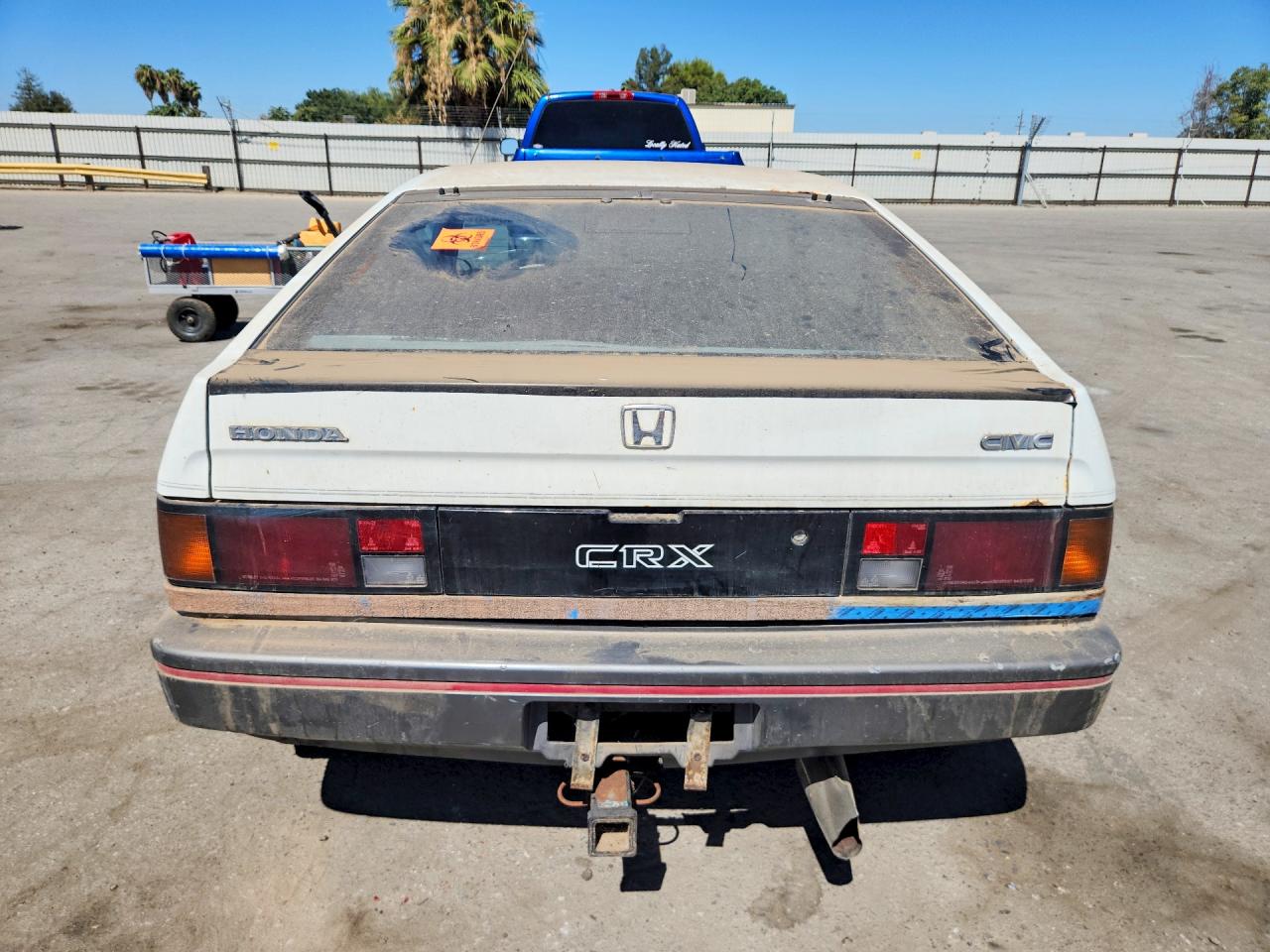 1987 Honda Civic 1500 Crx White vin: JHMEC1429HS051512