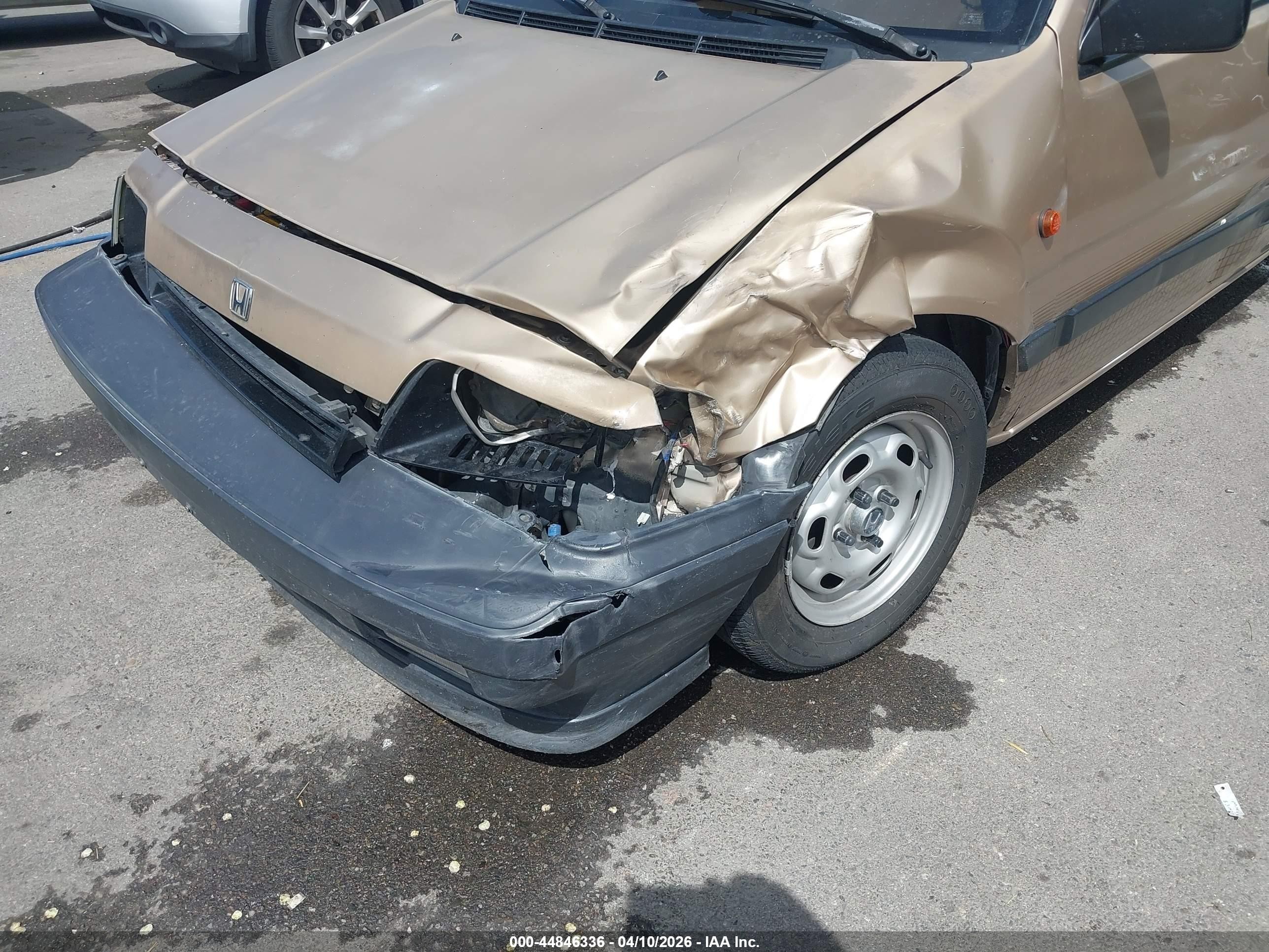 1987 Honda Civic 1.5 Champagne vin: JHMEC5724HS010241