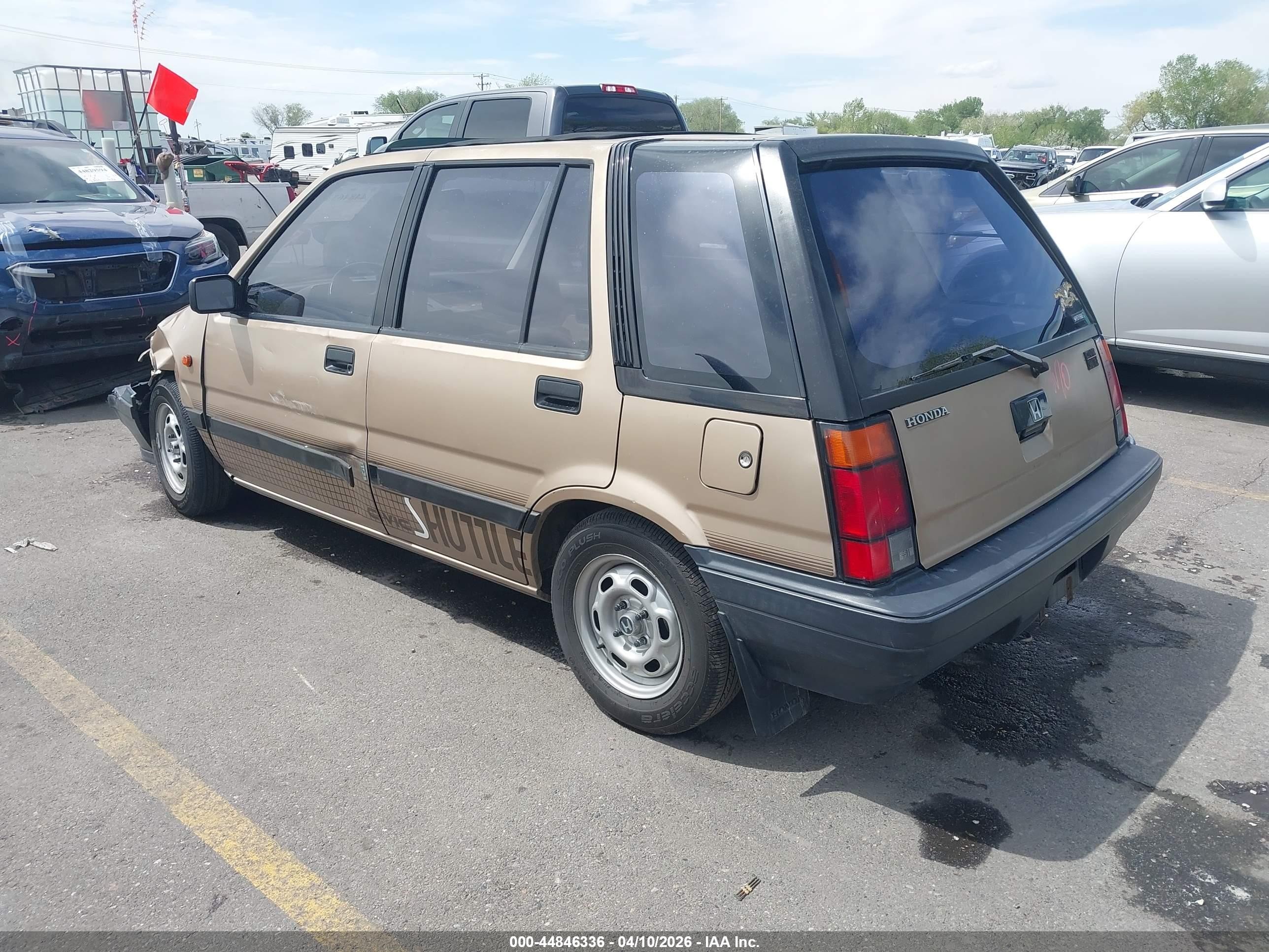 1987 Honda Civic 1.5 Champagne vin: JHMEC5724HS010241