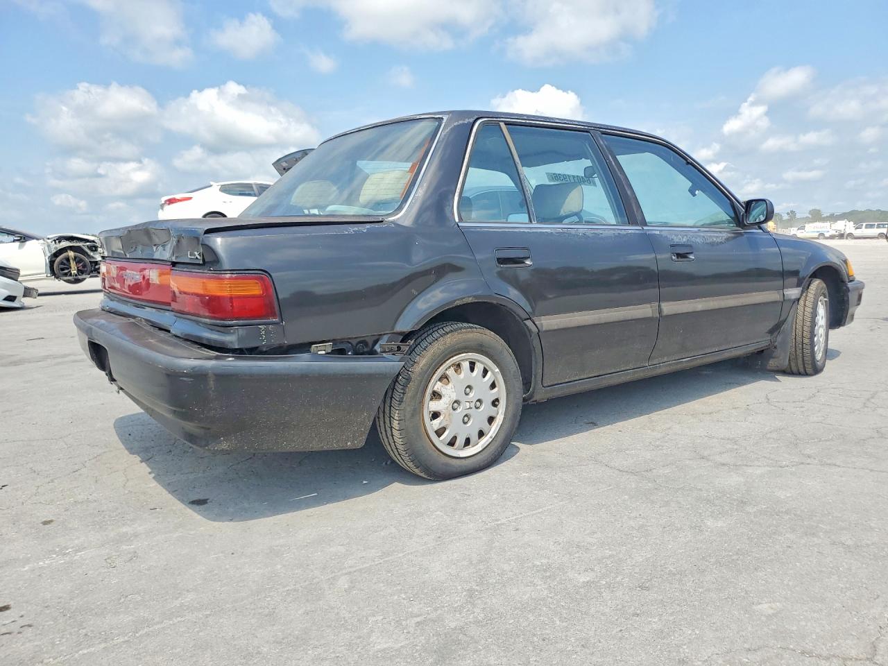 1991 Honda Civic Lx Gray vin: JHMED3650MS004346