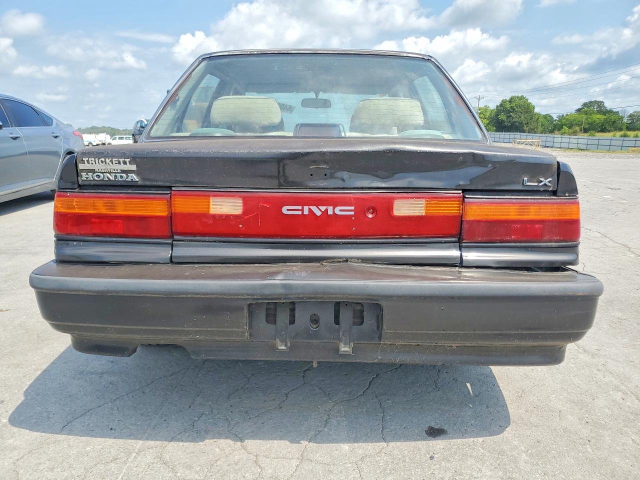 1991 Honda Civic Lx Gray vin: JHMED3650MS004346