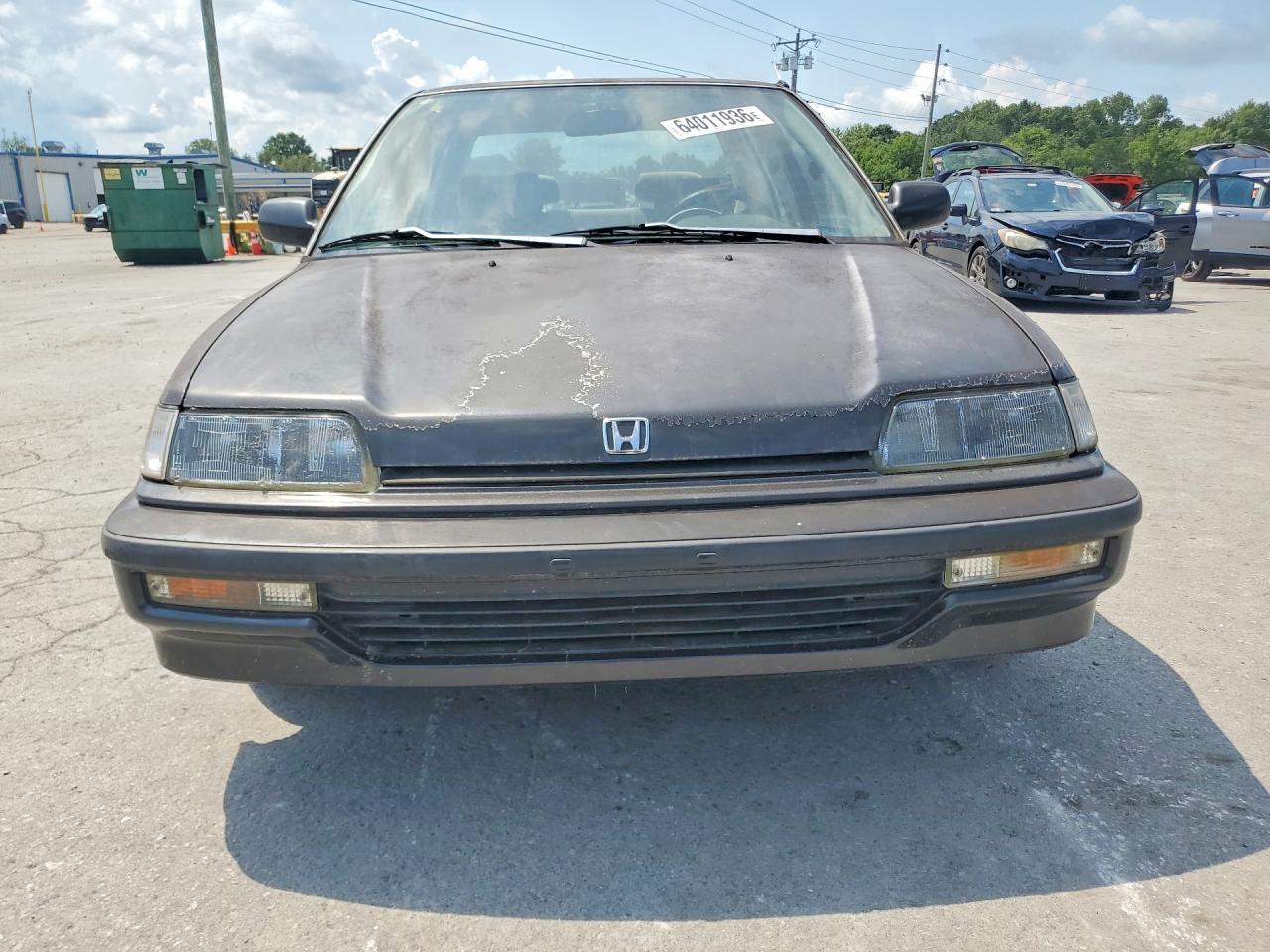 1991 Honda Civic Lx Gray vin: JHMED3650MS004346