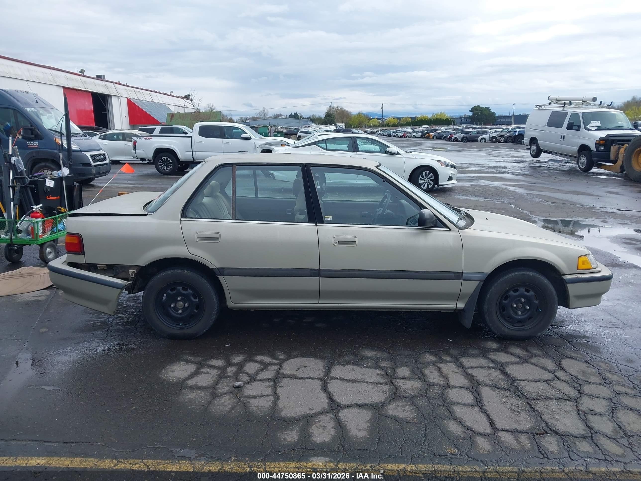 1991 Honda Civic Lx Золотой vin: JHMED3659MS011506