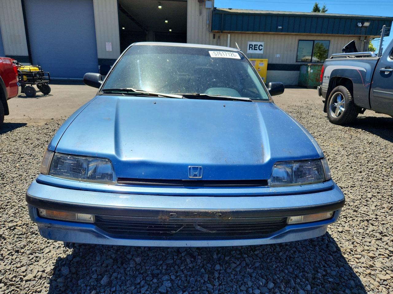 1991 Honda Civic Lx Blue vin: JHMED3659MS021503