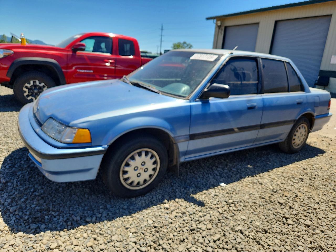 1991 Honda Civic Lx Blue vin: JHMED3659MS021503