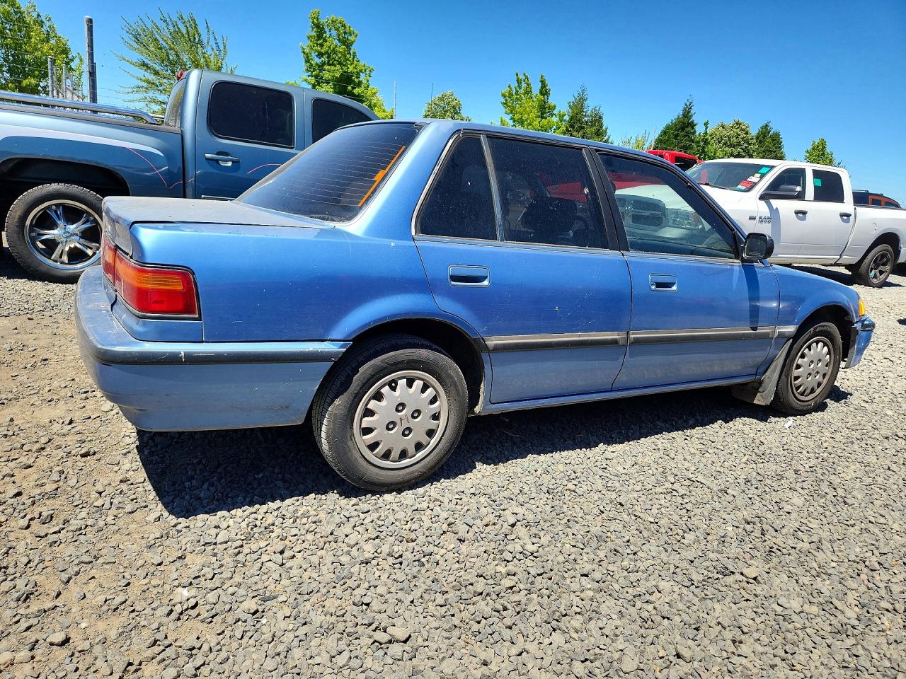 1991 Honda Civic Lx Blue vin: JHMED3659MS021503