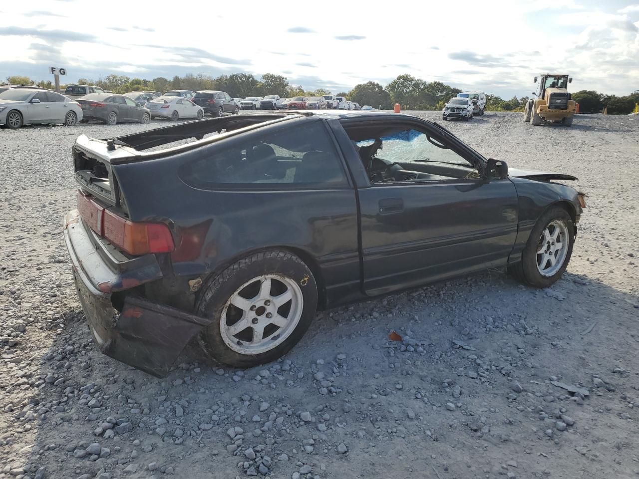 1990 Honda Civic Crx Dx Black vin: JHMED8350LS002287