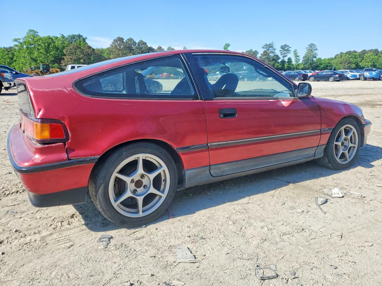 1990 Honda Civic Lx Burgundy vin: JHMED8354LS004091