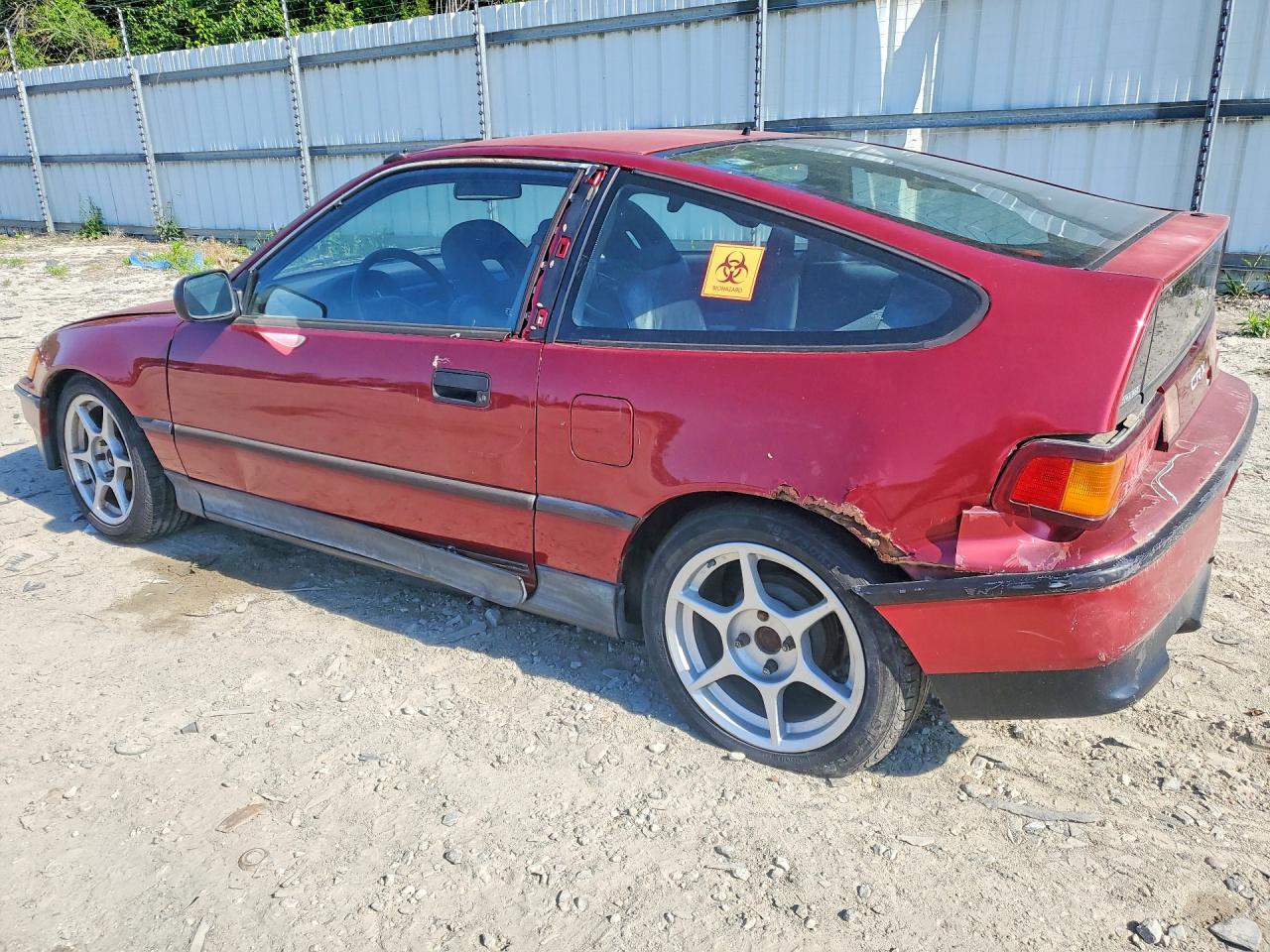 1990 Honda Civic Lx Burgundy vin: JHMED8354LS004091