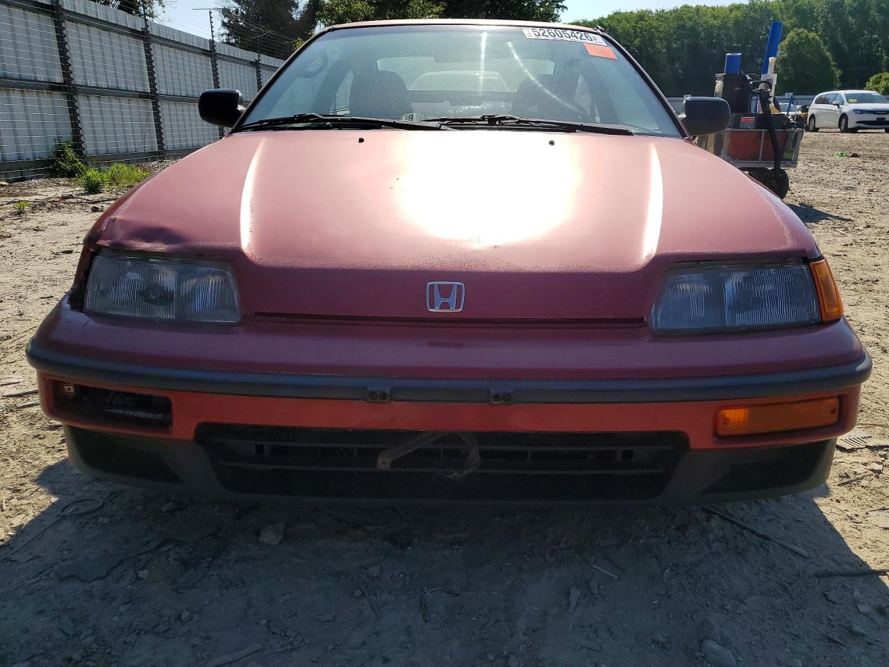 1990 Honda Civic Lx Burgundy vin: JHMED8354LS004091
