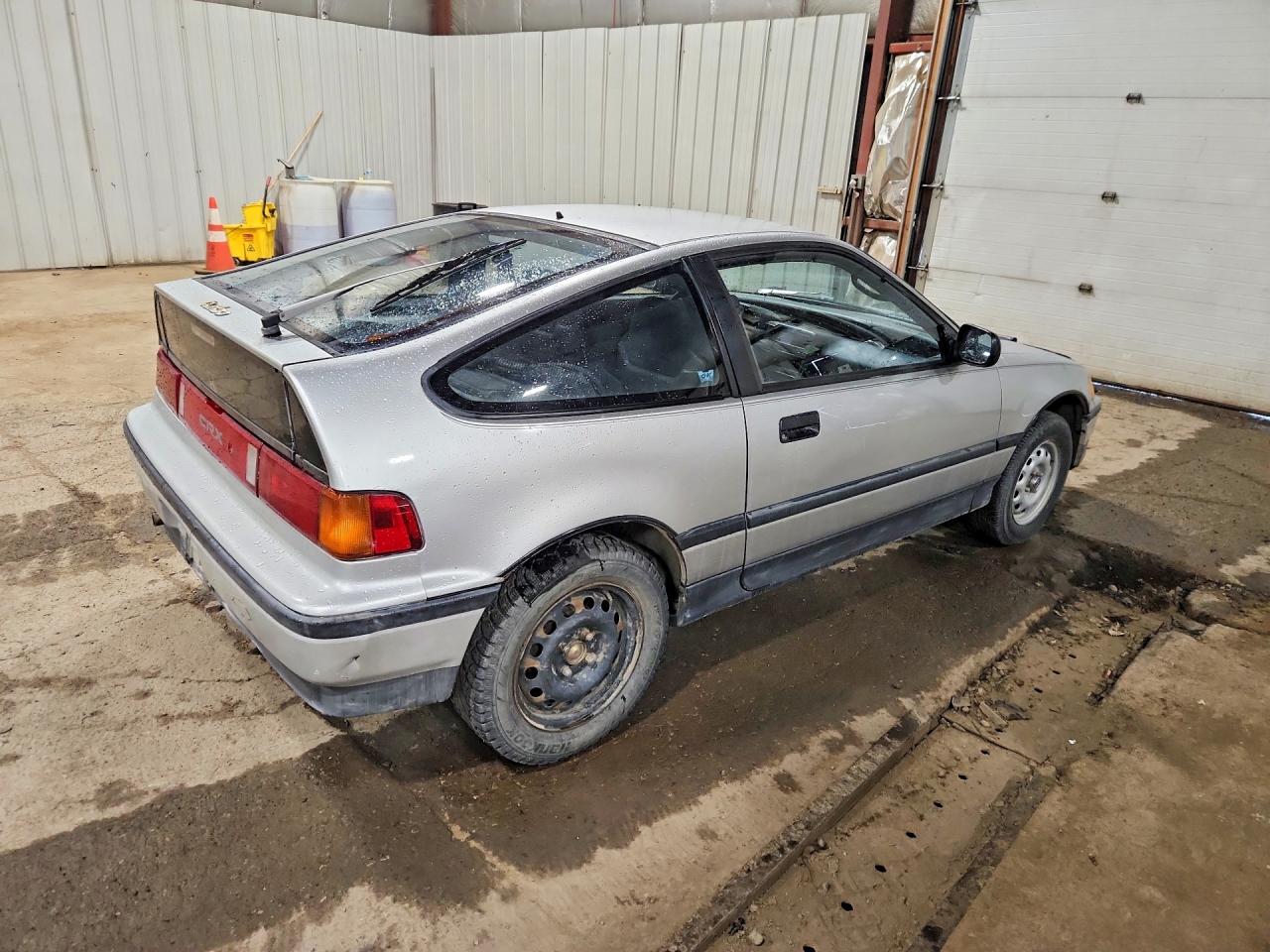 1989 Honda Civic Crx Dx Silver vin: JHMED835XKS005261