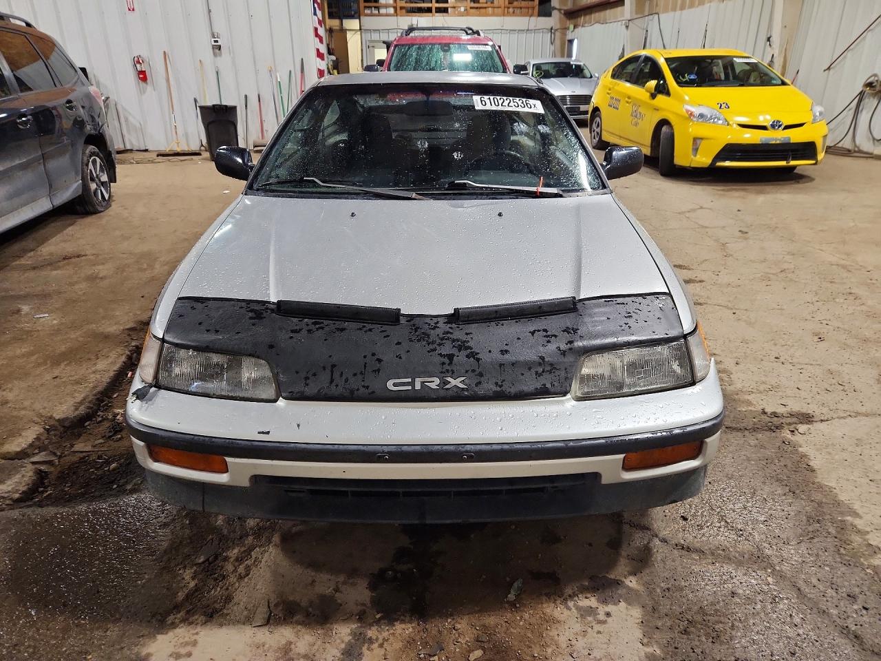 1989 Honda Civic Crx Dx Silver vin: JHMED835XKS005261