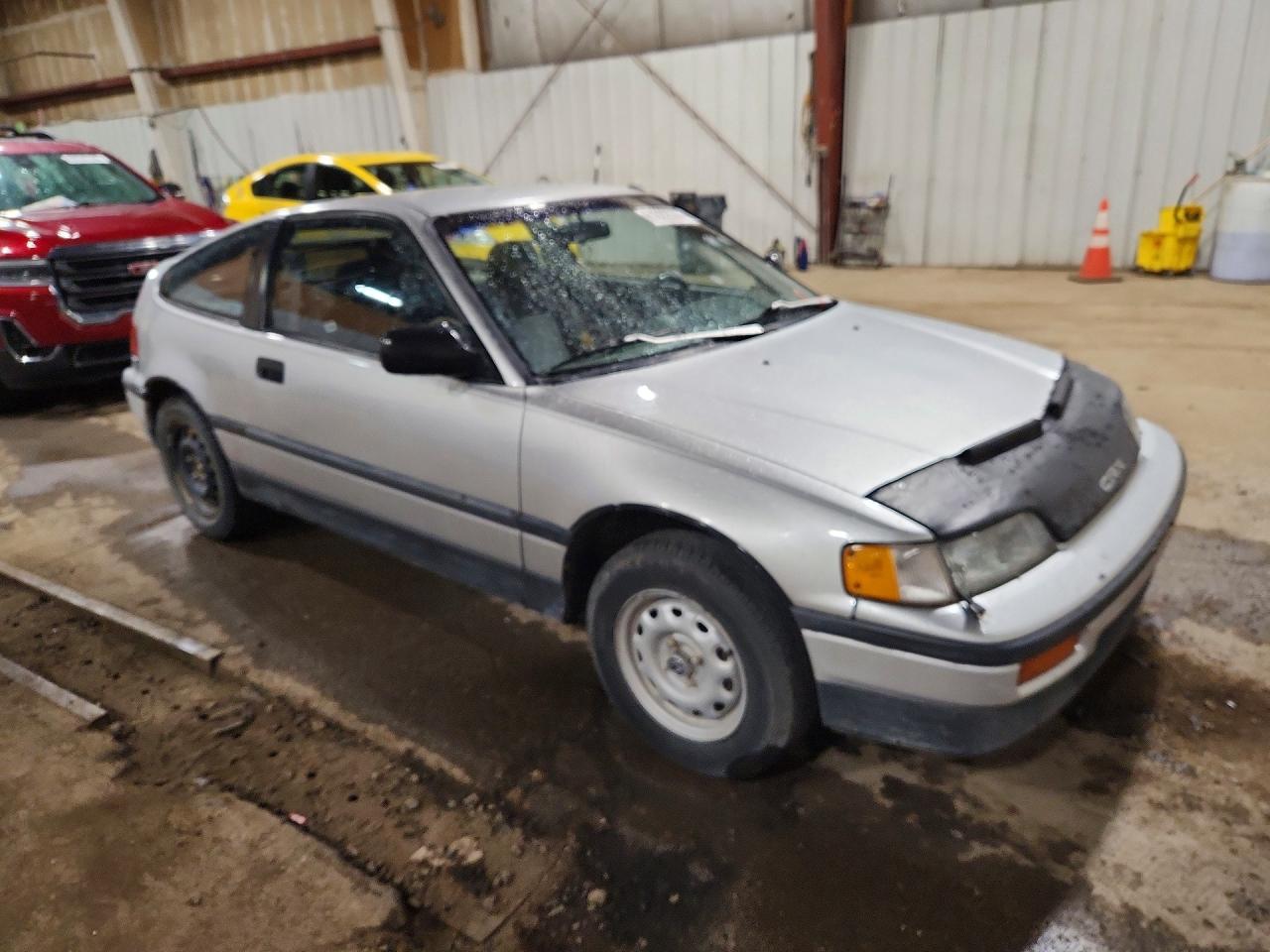1989 Honda Civic Crx Dx Silver vin: JHMED835XKS005261