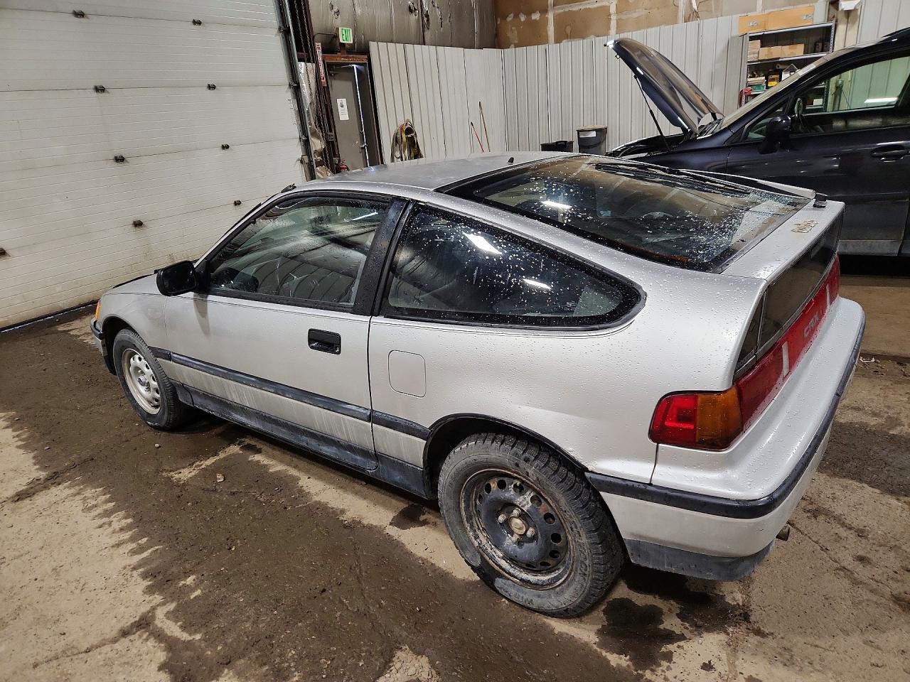 1989 Honda Civic Crx Dx Silver vin: JHMED835XKS005261