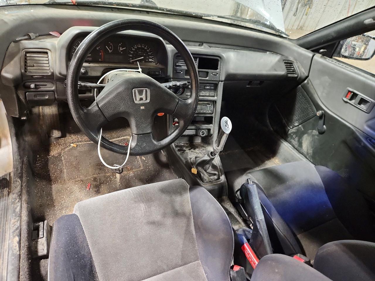 1989 Honda Civic Crx Dx Silver vin: JHMED835XKS005261
