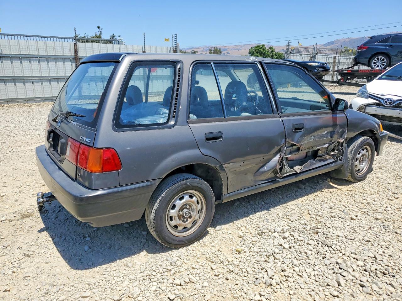 1991 Honda Civic Gray vin: JHMEE2754MS000872