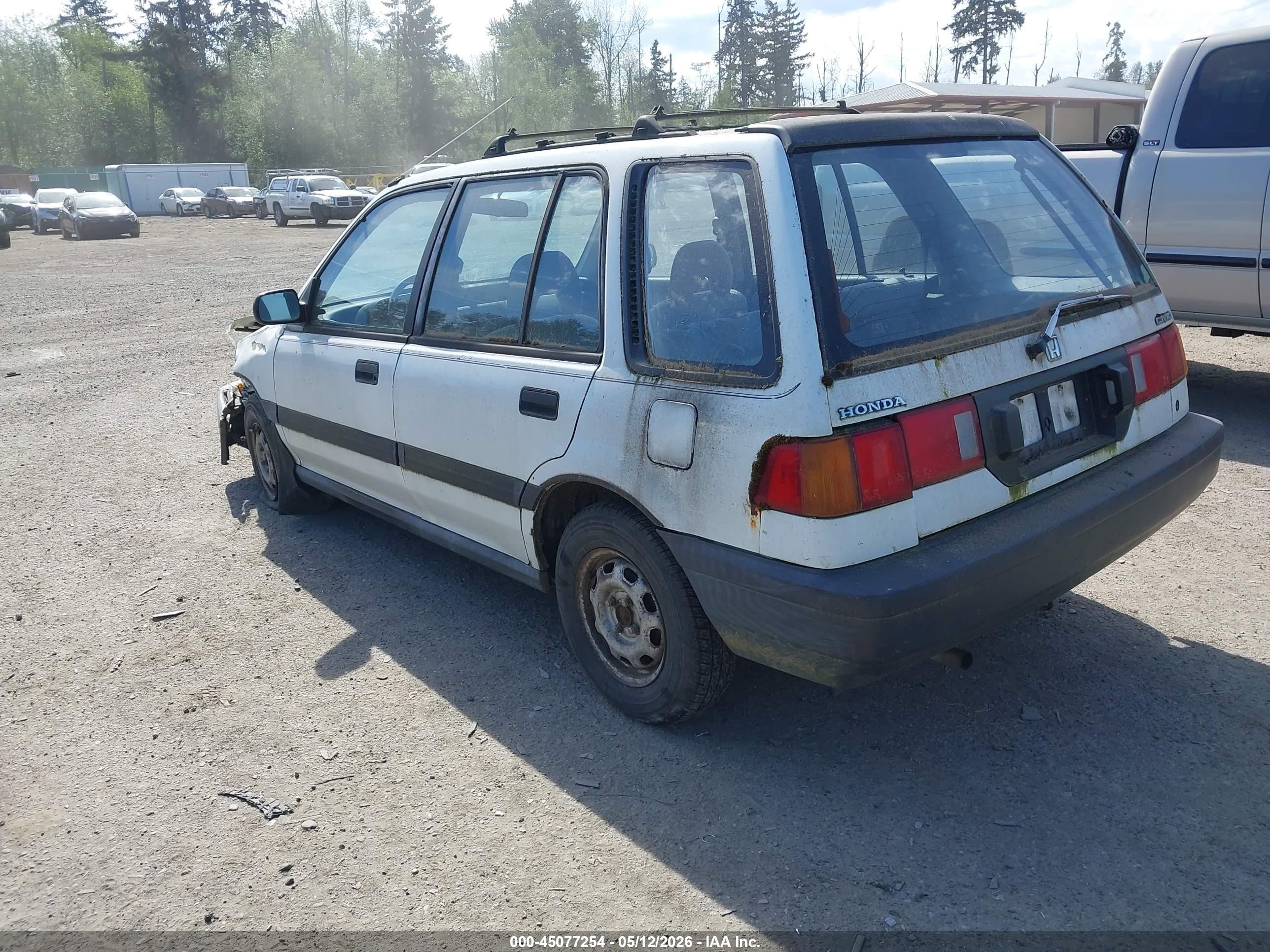 1988 Honda Civic 1.5 Dx White vin: JHMEE2755JS000570