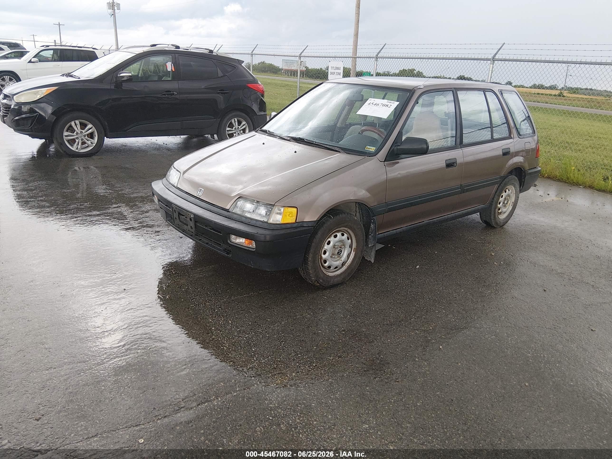 1991 Honda Civic Cream vin: JHMEE2755MS006020