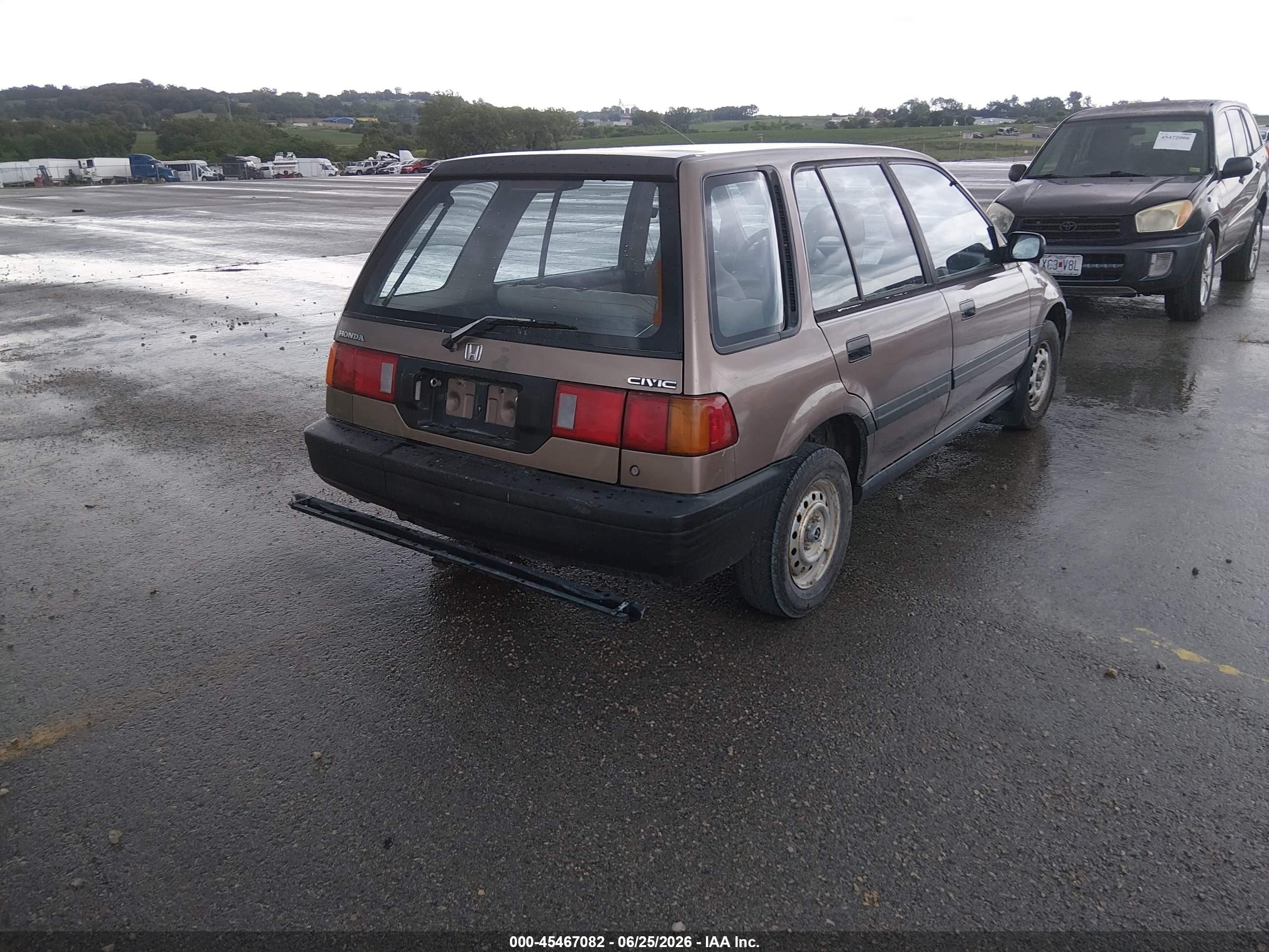 1991 Honda Civic Cream vin: JHMEE2755MS006020