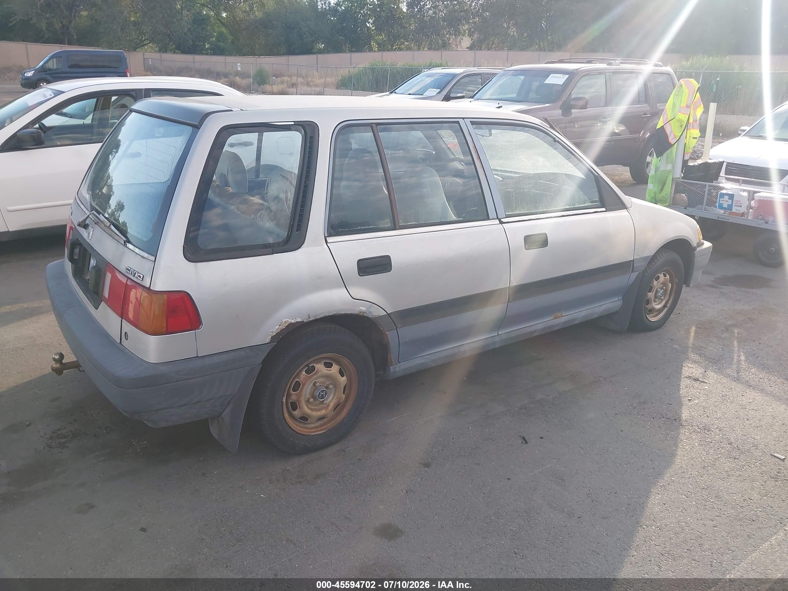 1988 Honda Civic 1.5 Dx Blue vin: JHMEE2758JS006069