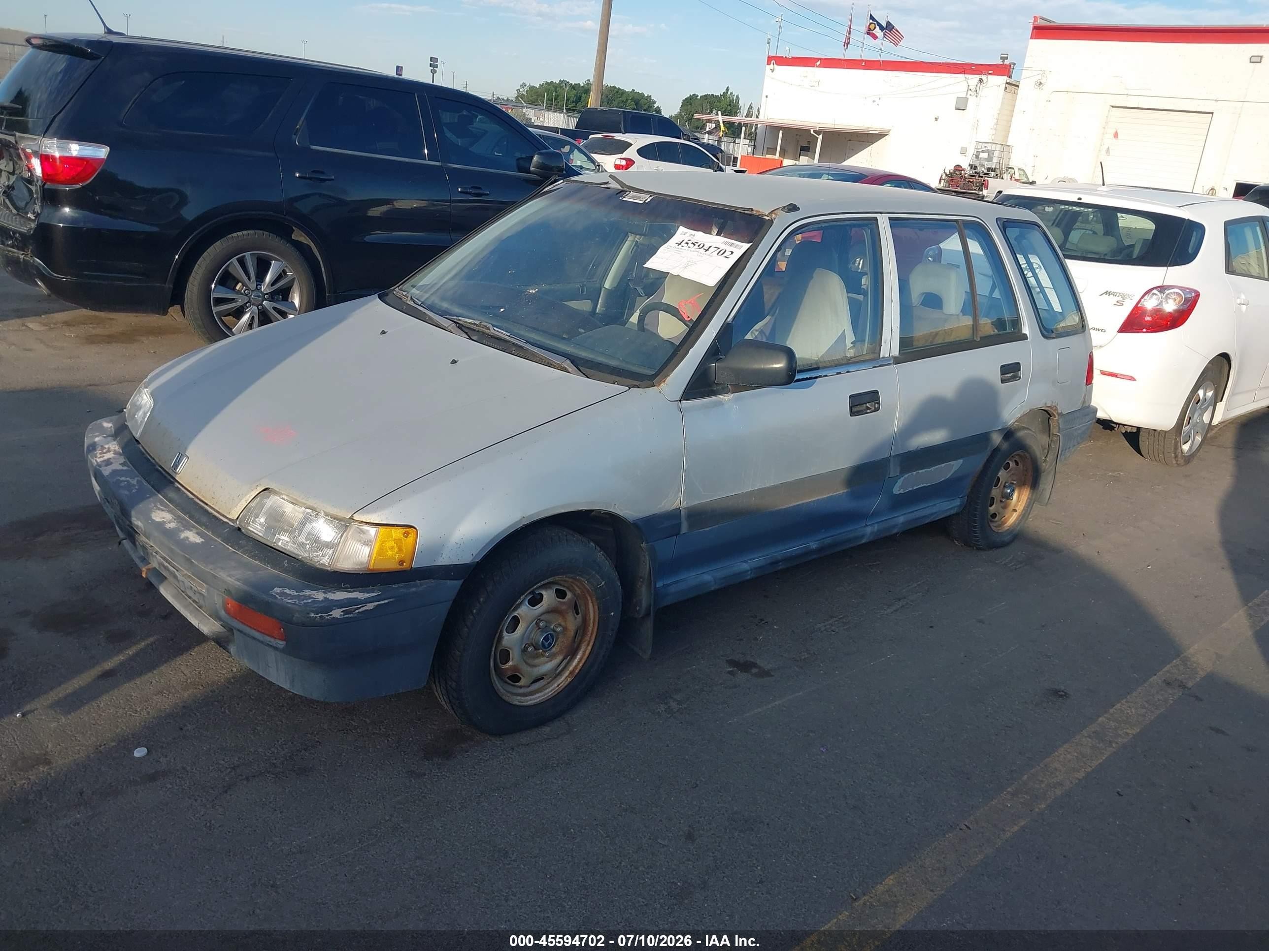 1988 Honda Civic 1.5 Dx Blue vin: JHMEE2758JS006069