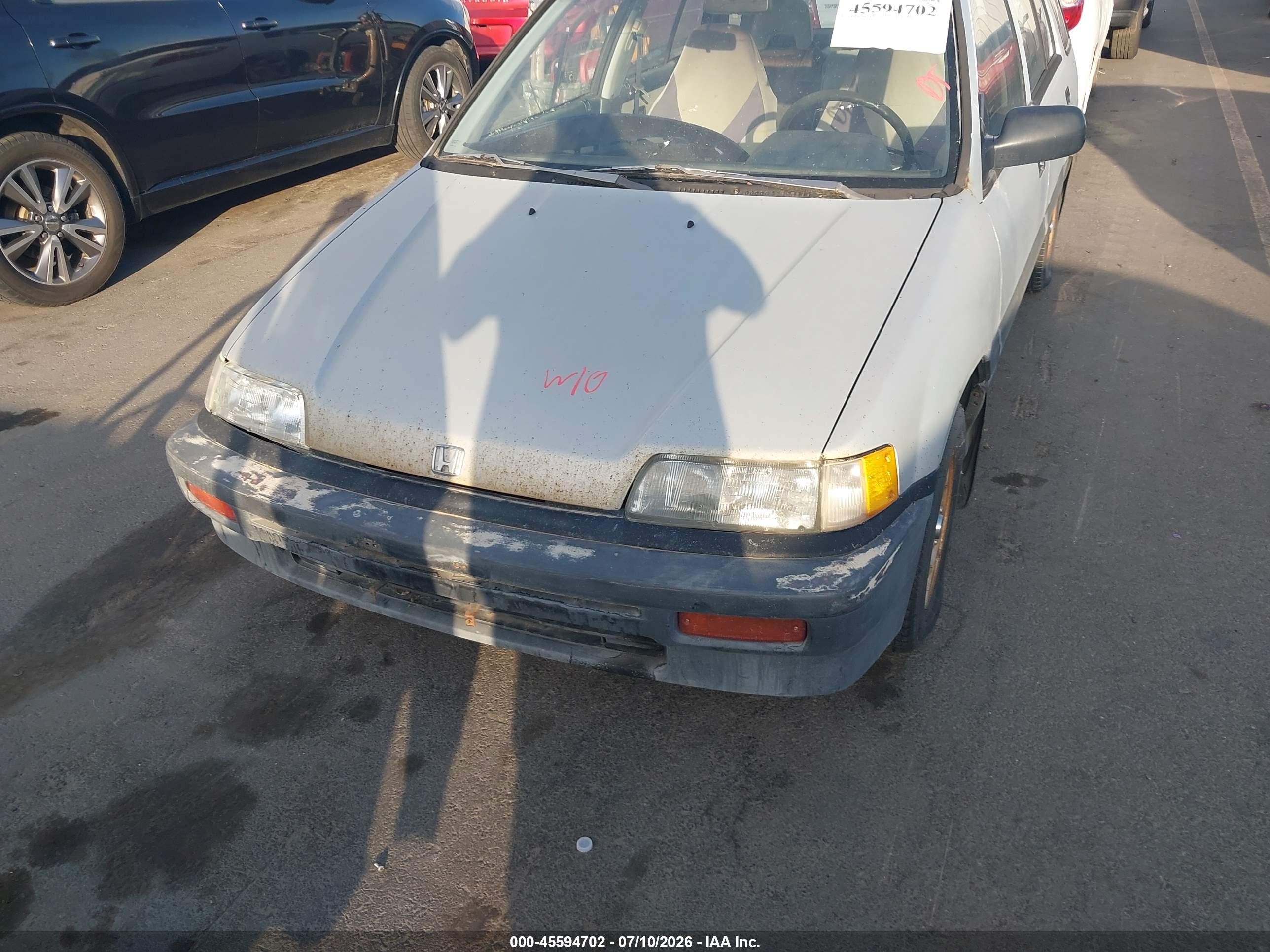 1988 Honda Civic 1.5 Dx Blue vin: JHMEE2758JS006069