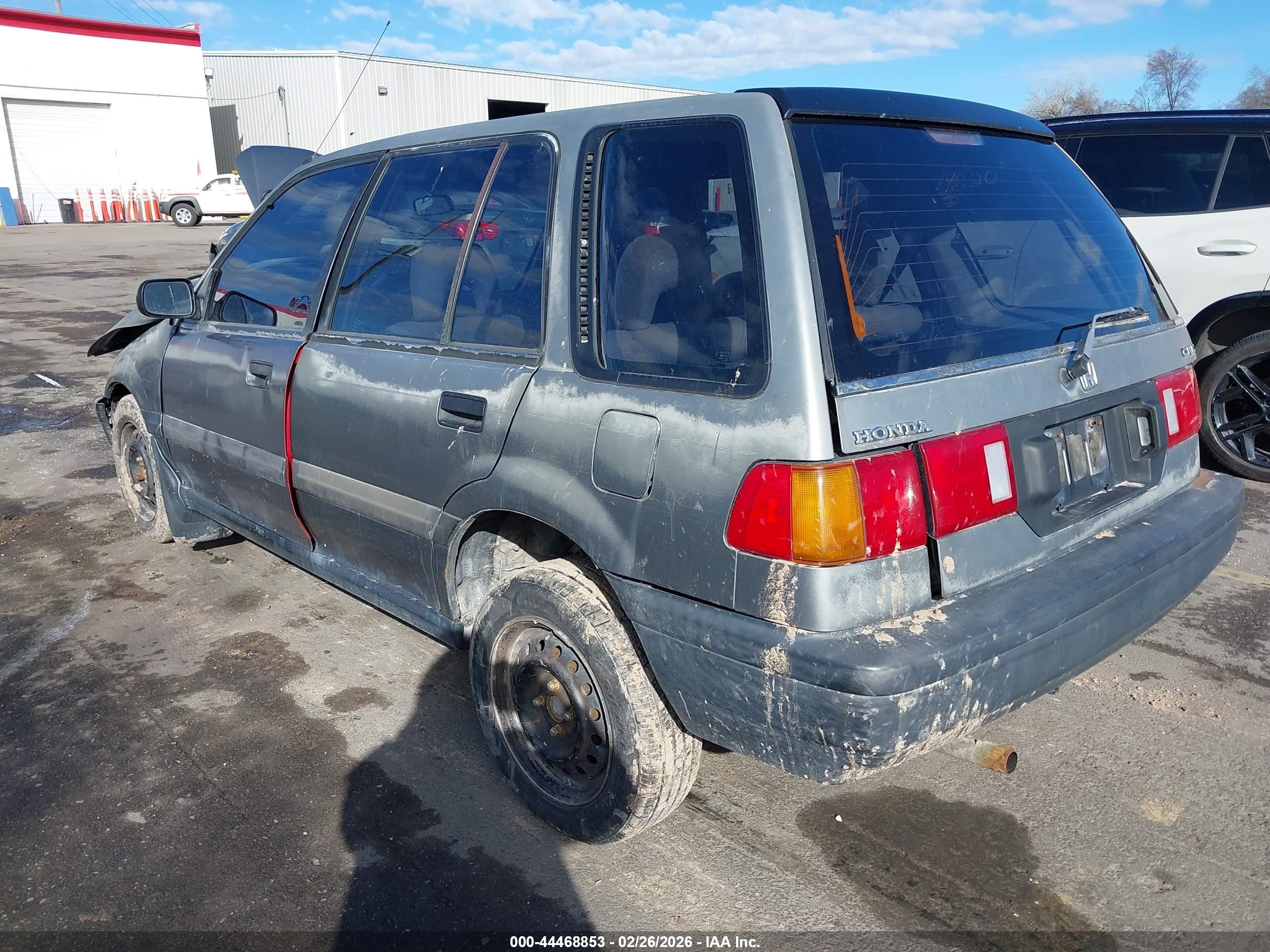 1991 Honda Civic Gray vin: JHMEE2759MS004299