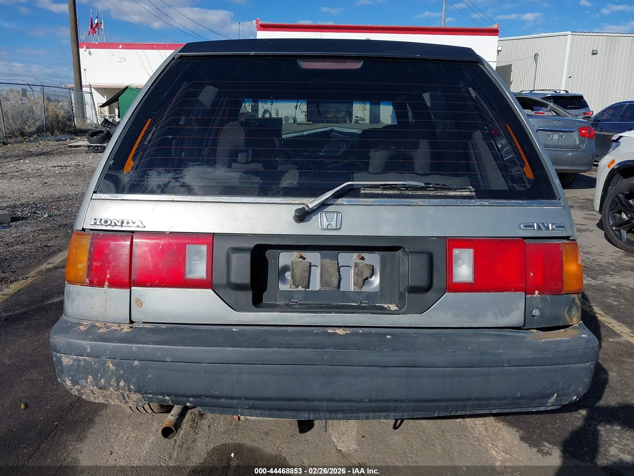 1991 Honda Civic Gray vin: JHMEE2759MS004299