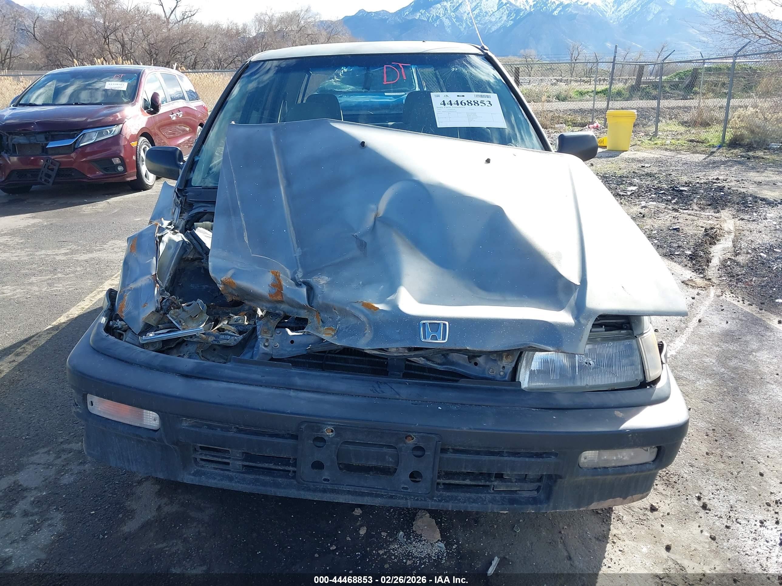 1991 Honda Civic Gray vin: JHMEE2759MS004299