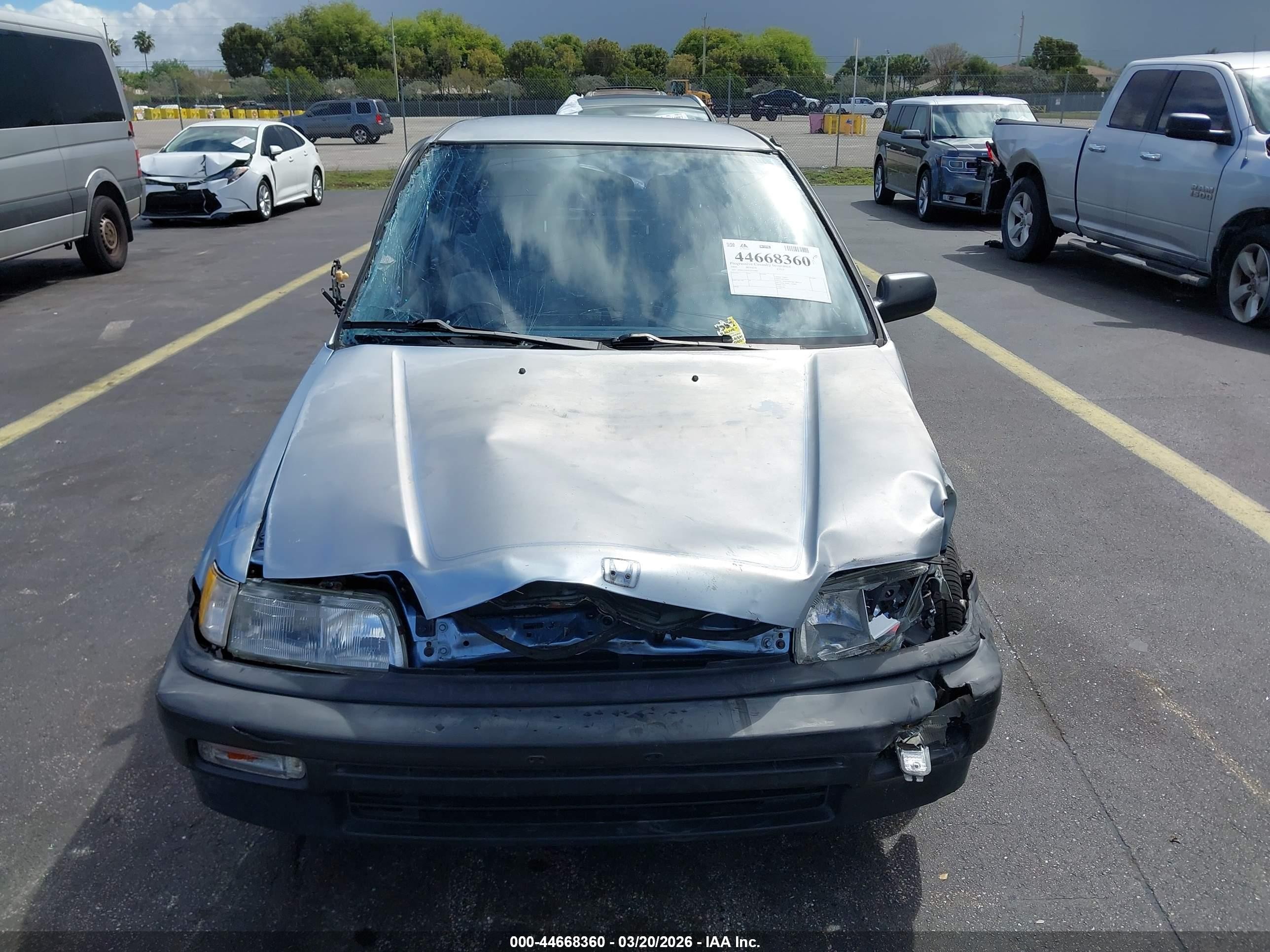 1990 Honda Civic   Blue vin: JHMEE2858LS010883