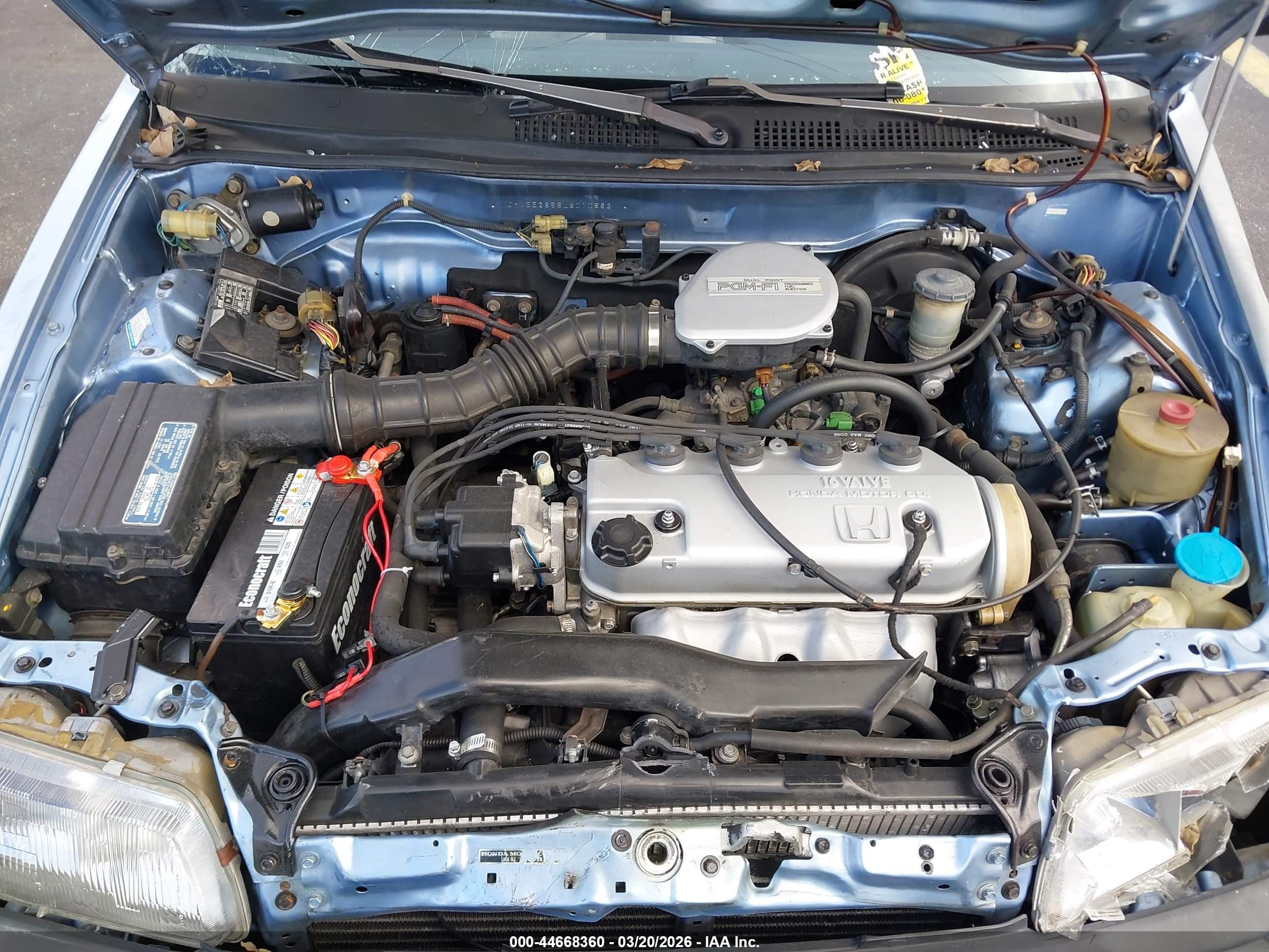 1990 Honda Civic   Blue vin: JHMEE2858LS010883