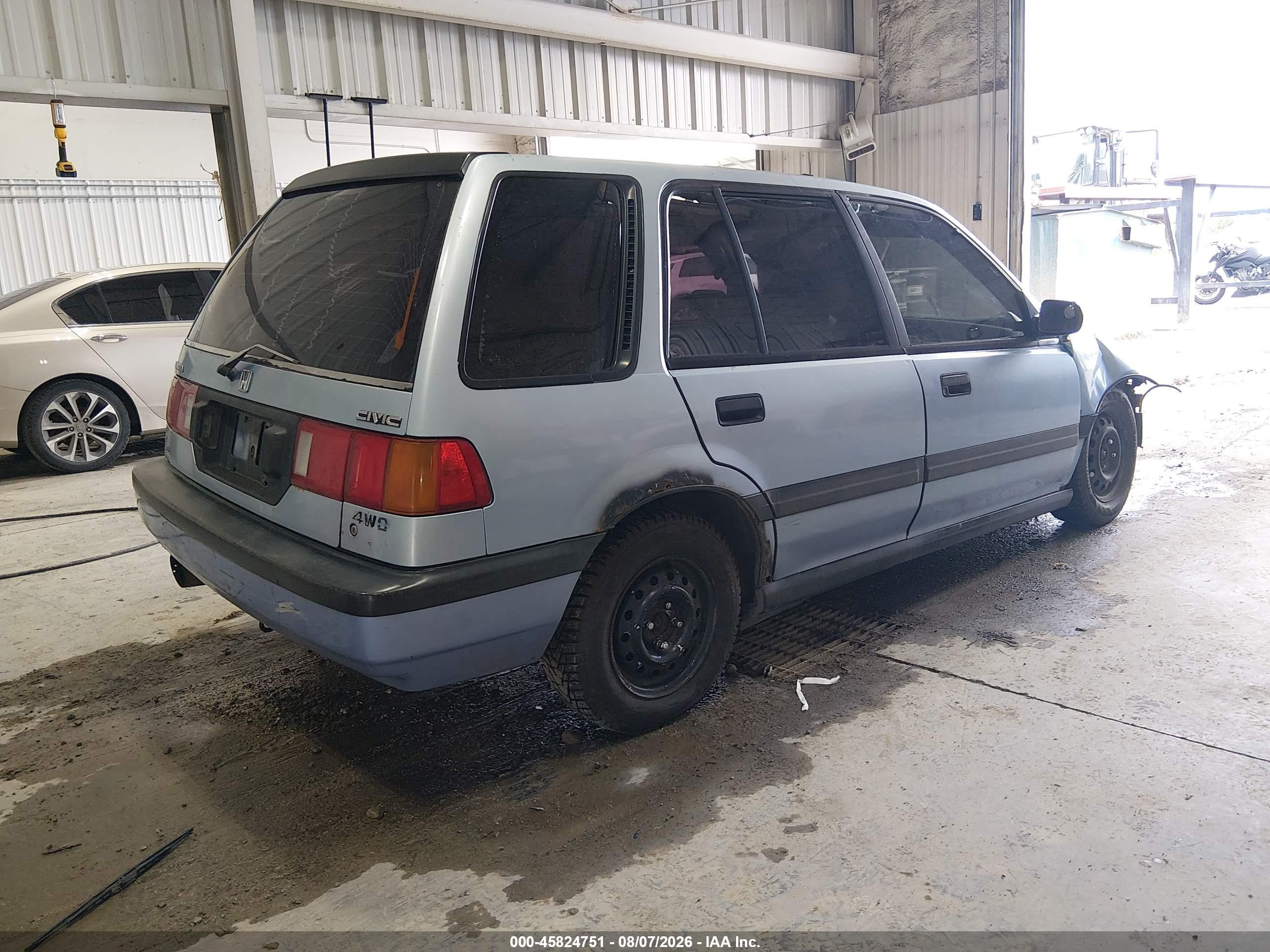1991 Honda Civic   Blue vin: JHMEE4763MS001063