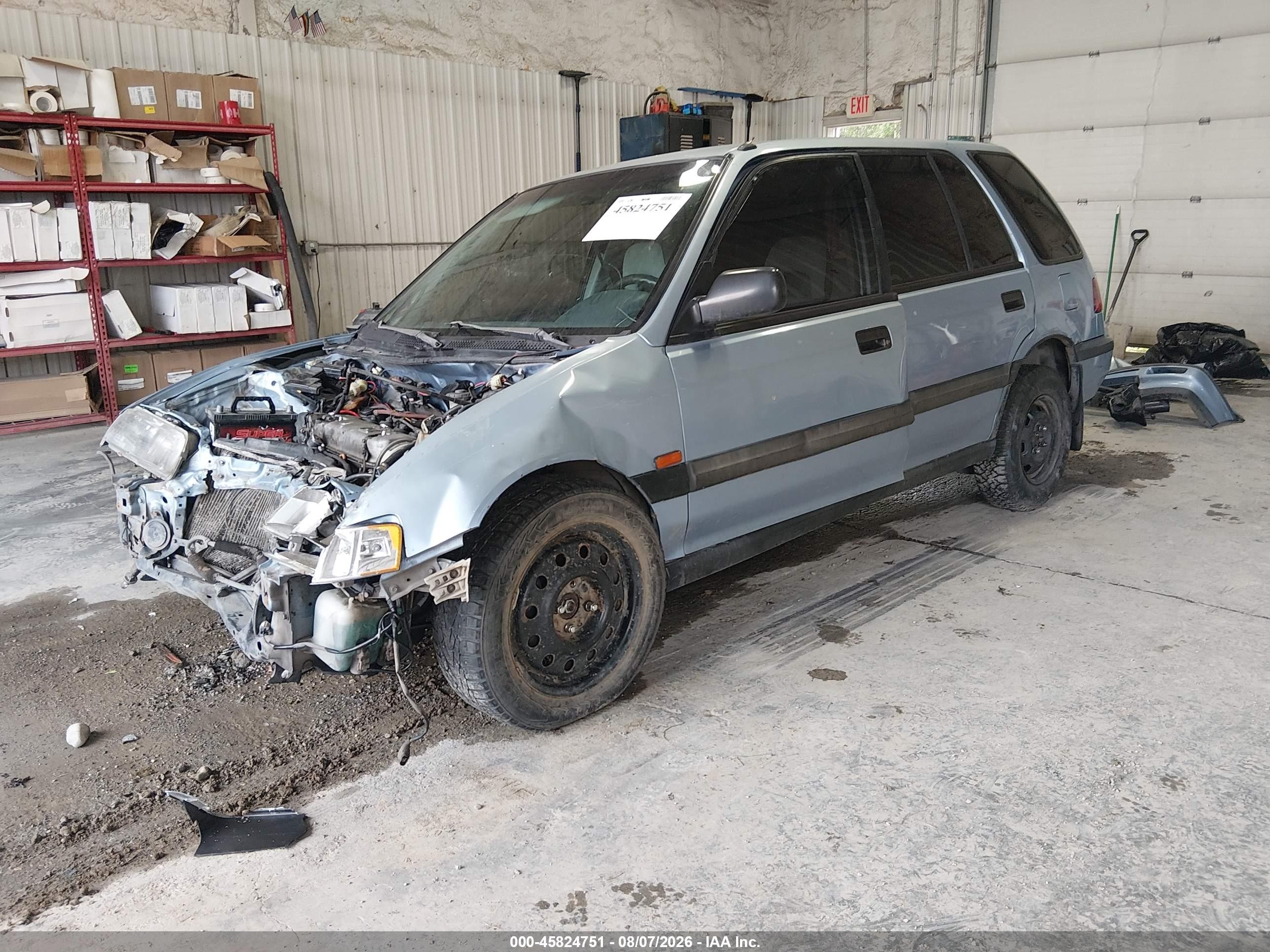 1991 Honda Civic   Blue vin: JHMEE4763MS001063