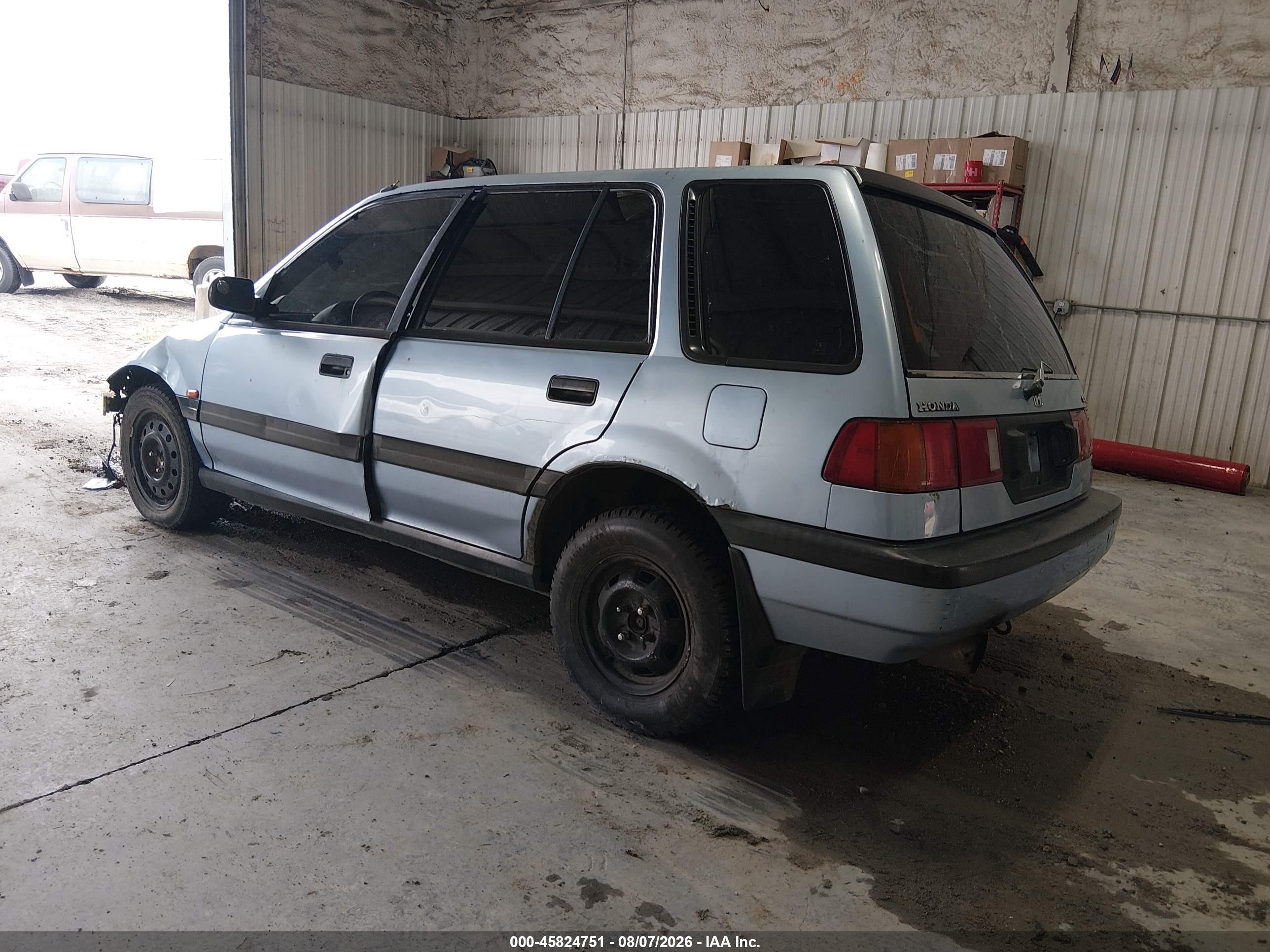 1991 Honda Civic   Blue vin: JHMEE4763MS001063