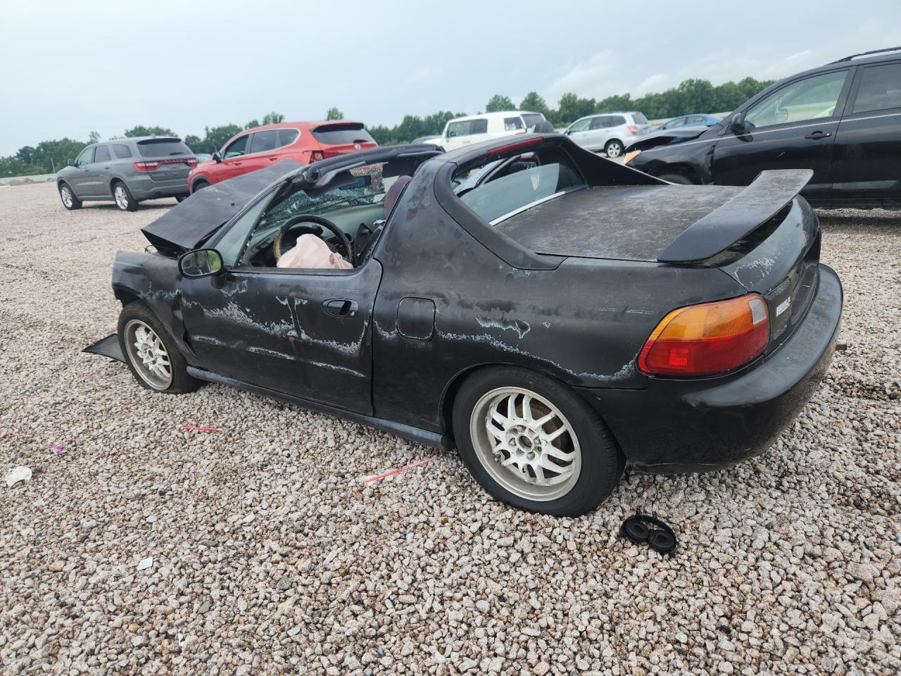 1993 Honda Civic Del Sol S Black vin: JHMEG1141PS010283