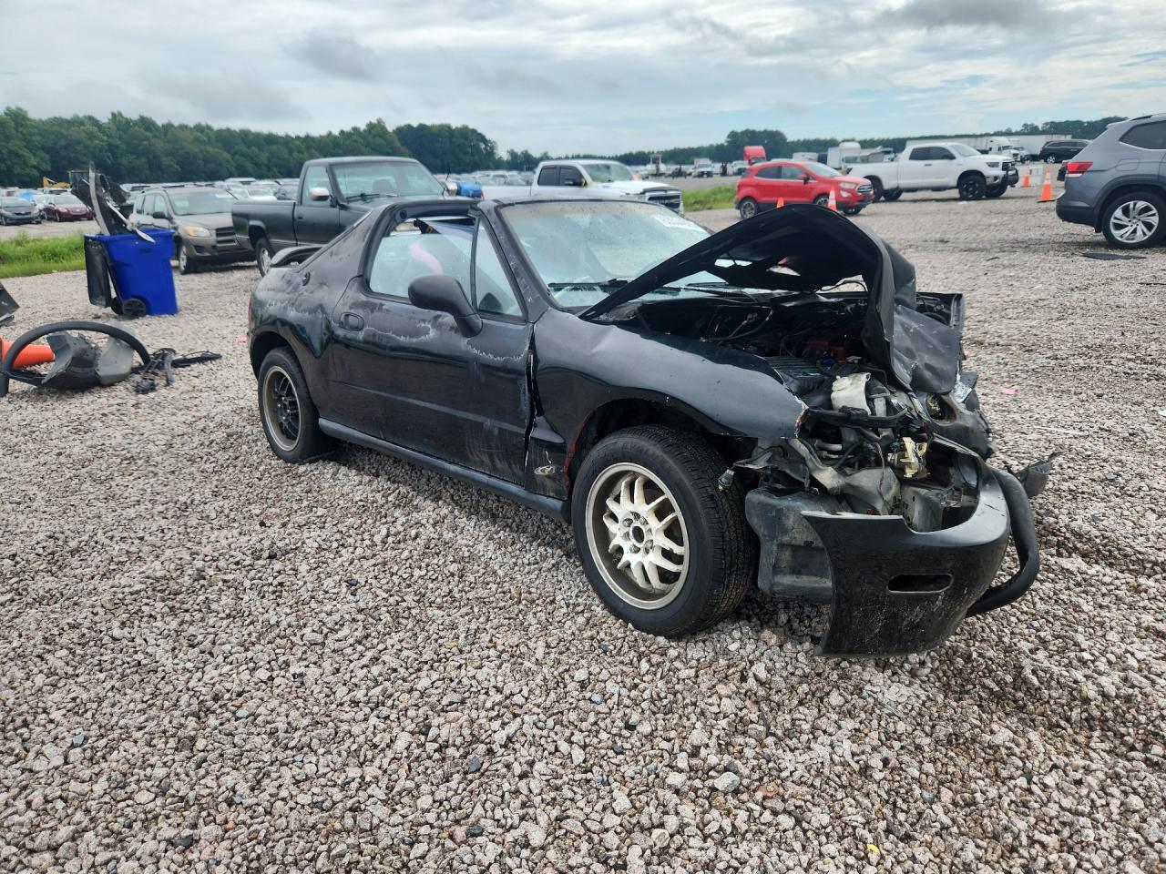1993 Honda Civic Del Sol S Black vin: JHMEG1141PS010283