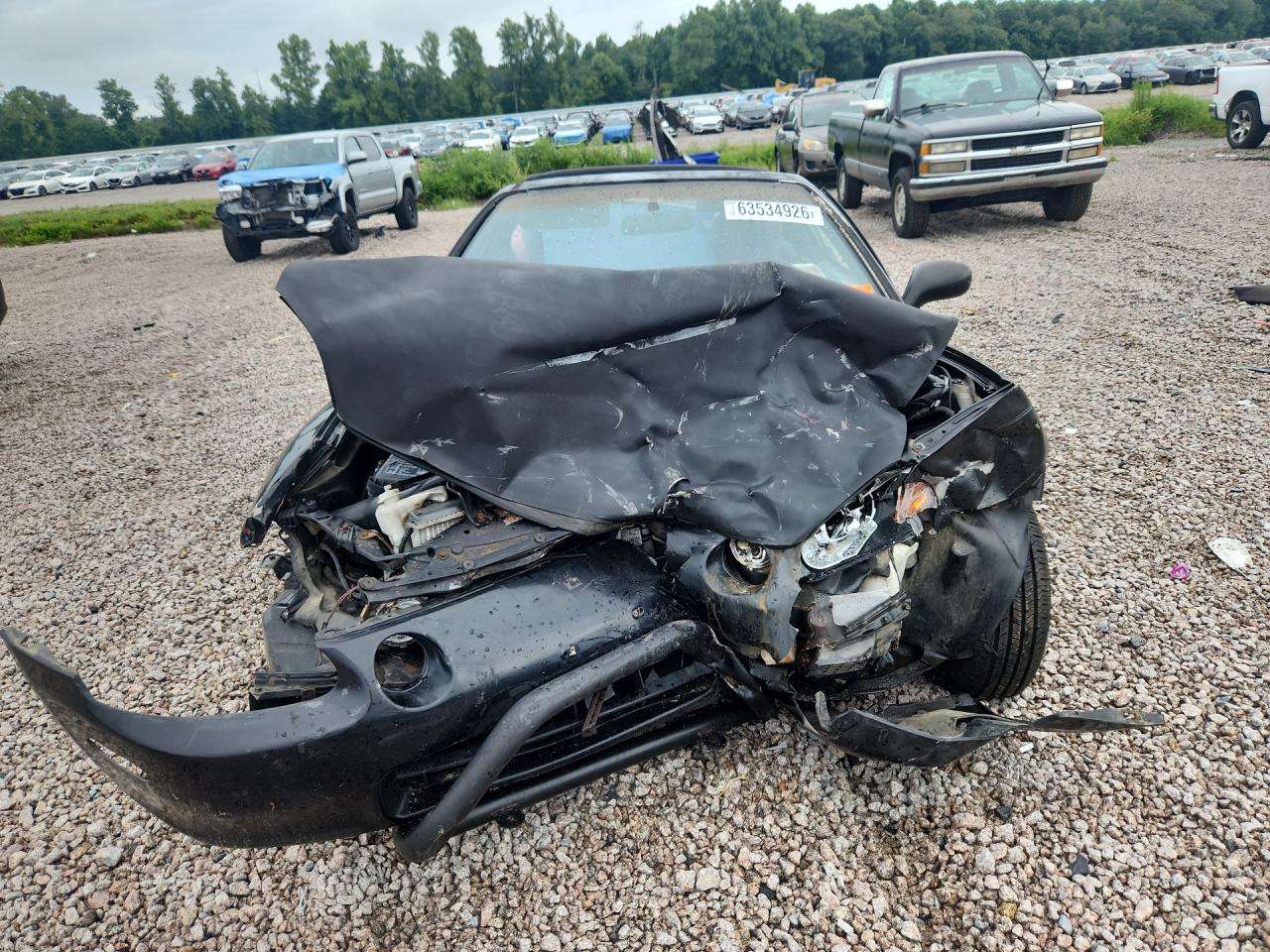 1993 Honda Civic Del Sol S Black vin: JHMEG1141PS010283