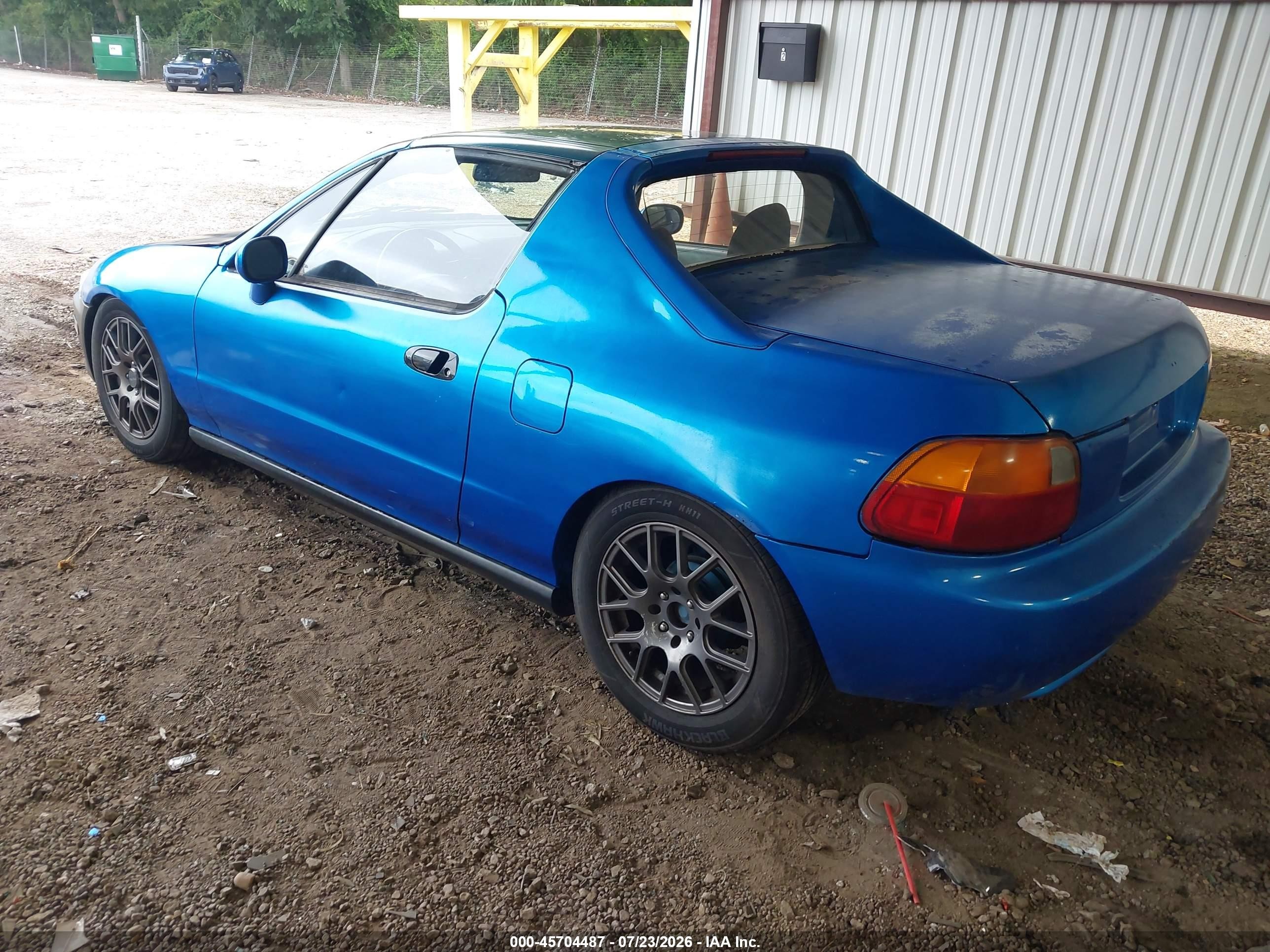 1994 Honda Civic Del Sol S Blue vin: JHMEG1141RS006625