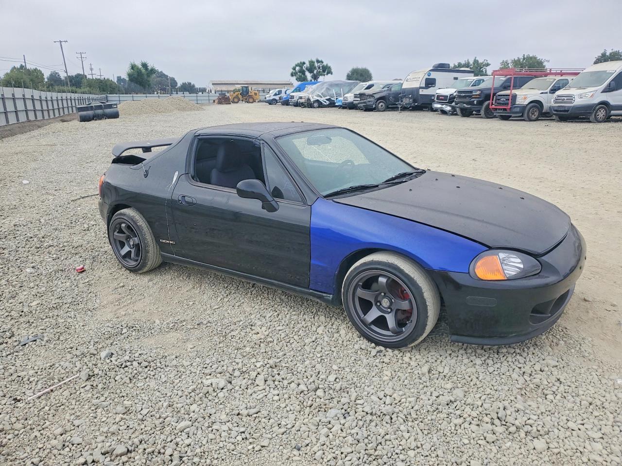 1995 Honda Civic Del Sol S Black vin: JHMEG1143SS003747
