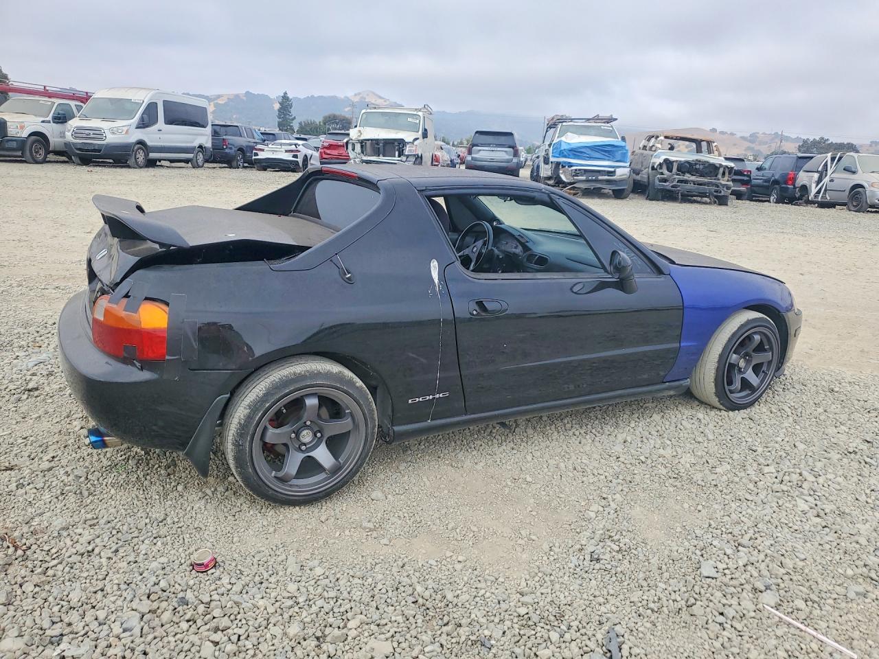 1995 Honda Civic Del Sol S Black vin: JHMEG1143SS003747
