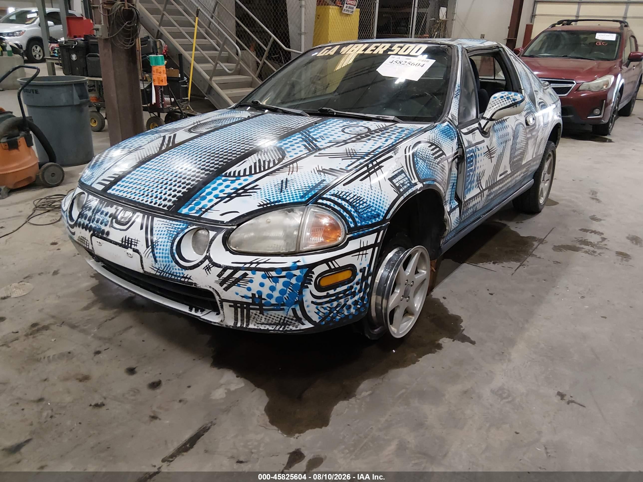 1995 Honda Civic Del Sol S White vin: JHMEG1146SS004231