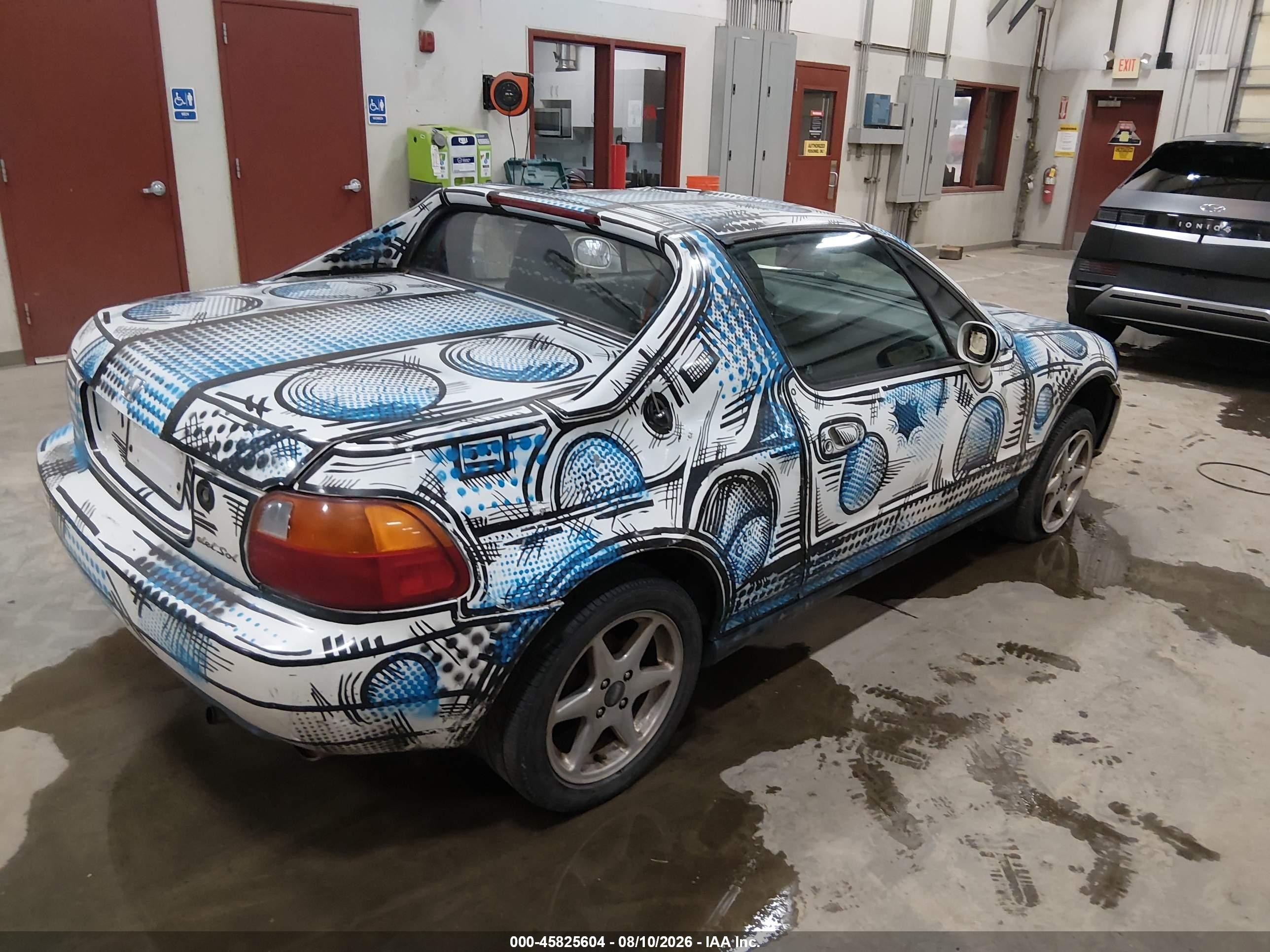 1995 Honda Civic Del Sol S White vin: JHMEG1146SS004231