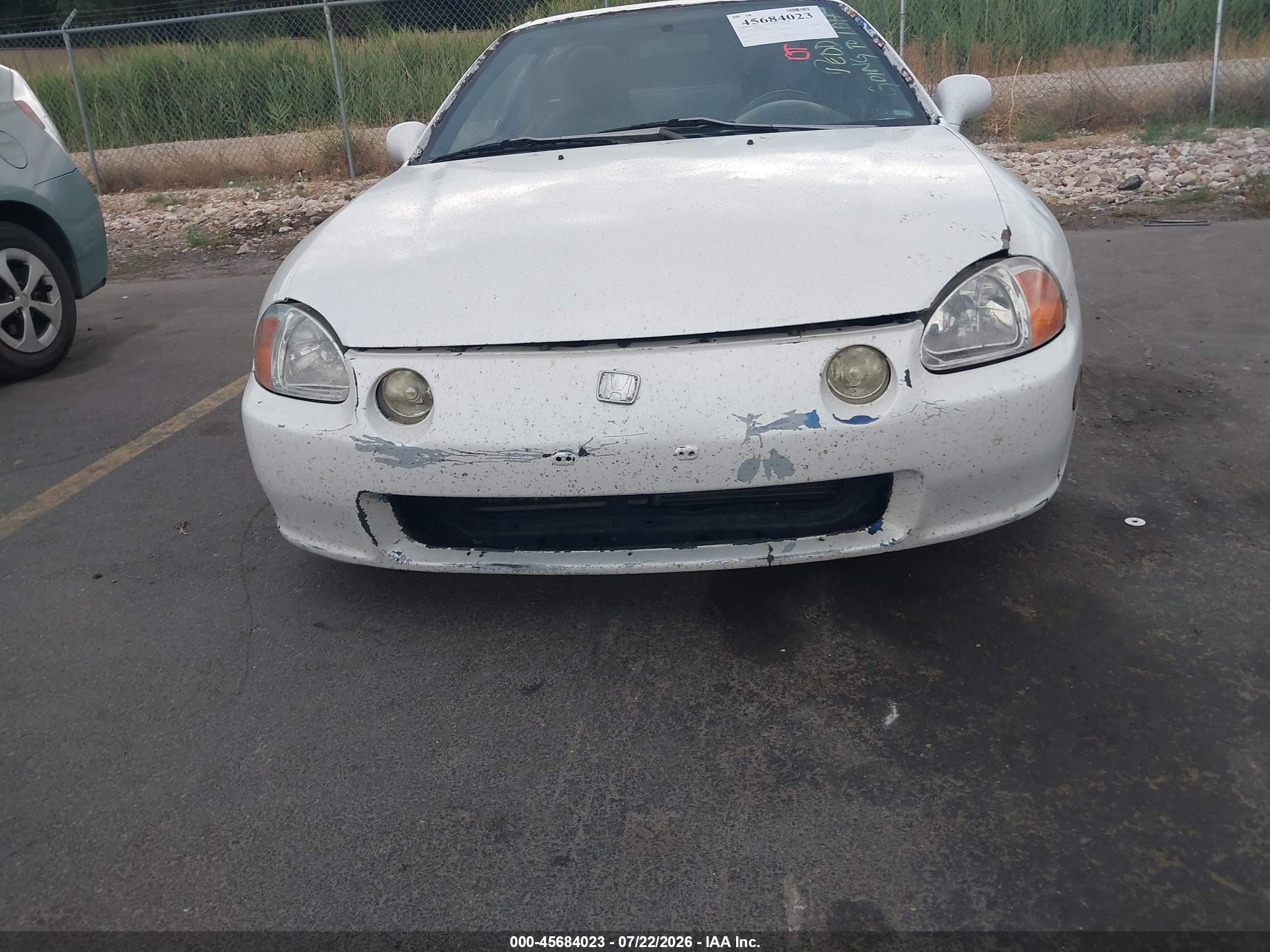 1994 Honda Civic Del Sol S White vin: JHMEG1147RS001705