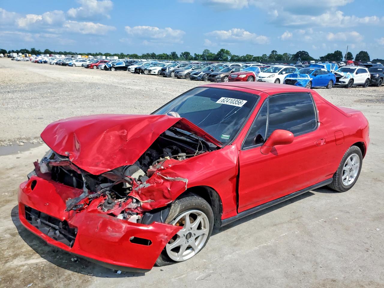 1994 Honda Civic Del Sol S Красный vin: JHMEG1148RS007271
