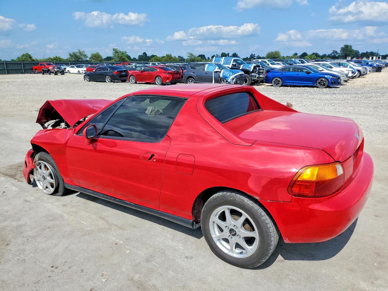 1994 Honda Civic Del Sol S Красный vin: JHMEG1148RS007271