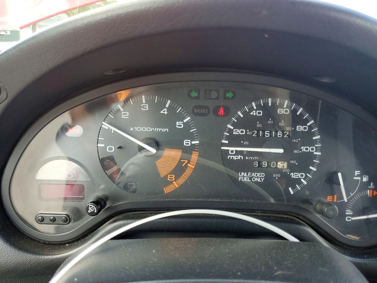 1994 Honda Civic Del Sol S Красный vin: JHMEG1148RS007271