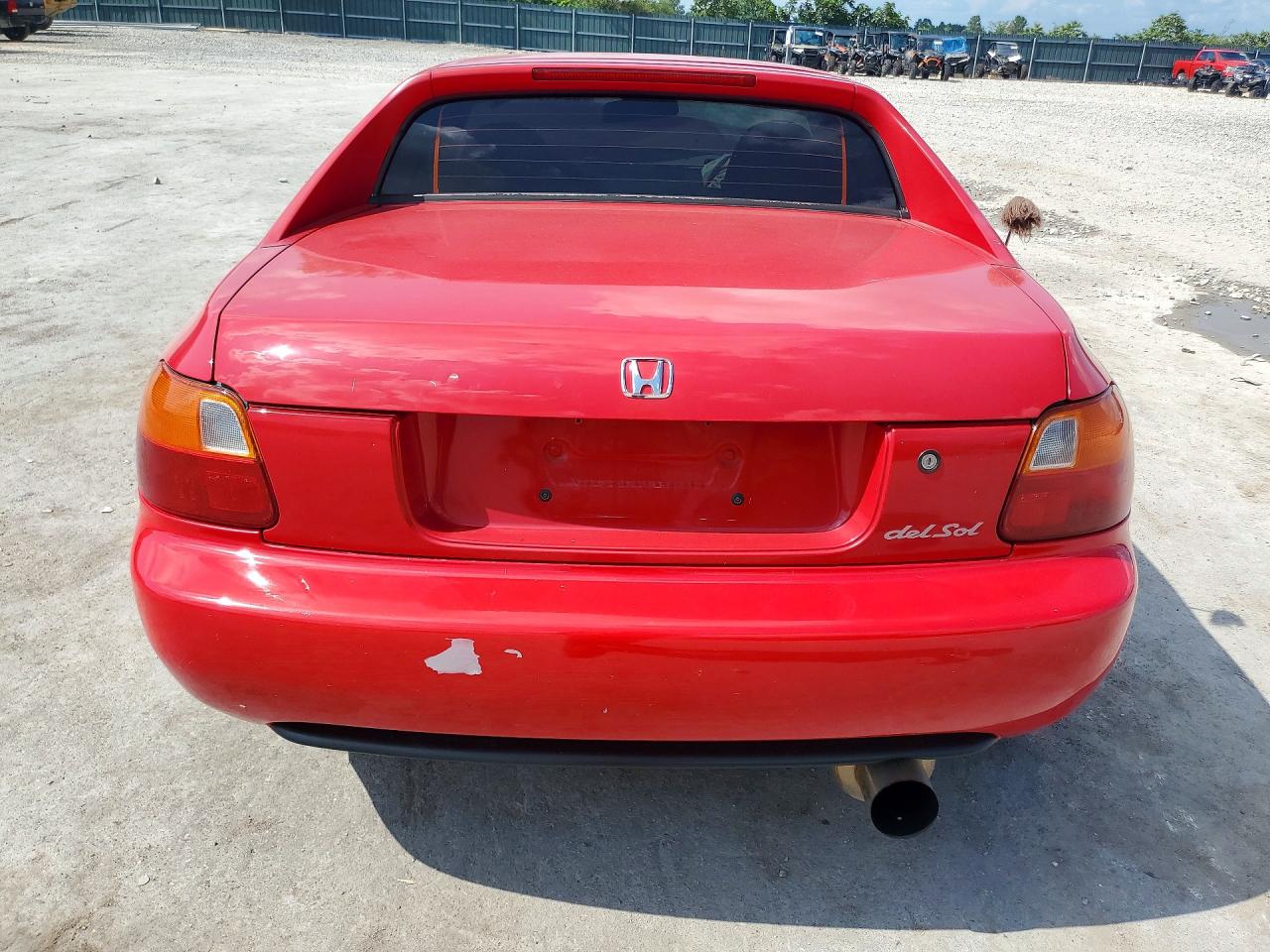 1994 Honda Civic Del Sol S Красный vin: JHMEG1148RS007271
