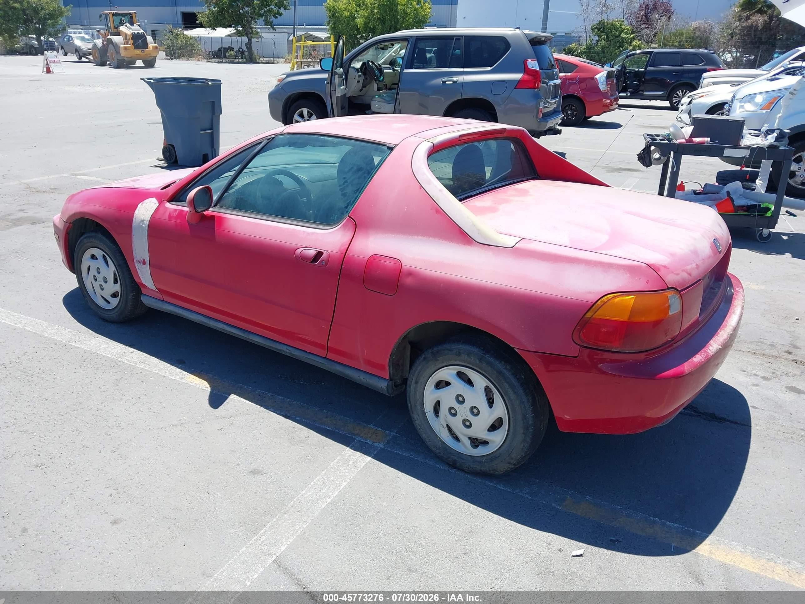 1995 Honda Civic Del Sol S Красный vin: JHMEG1148SS005106